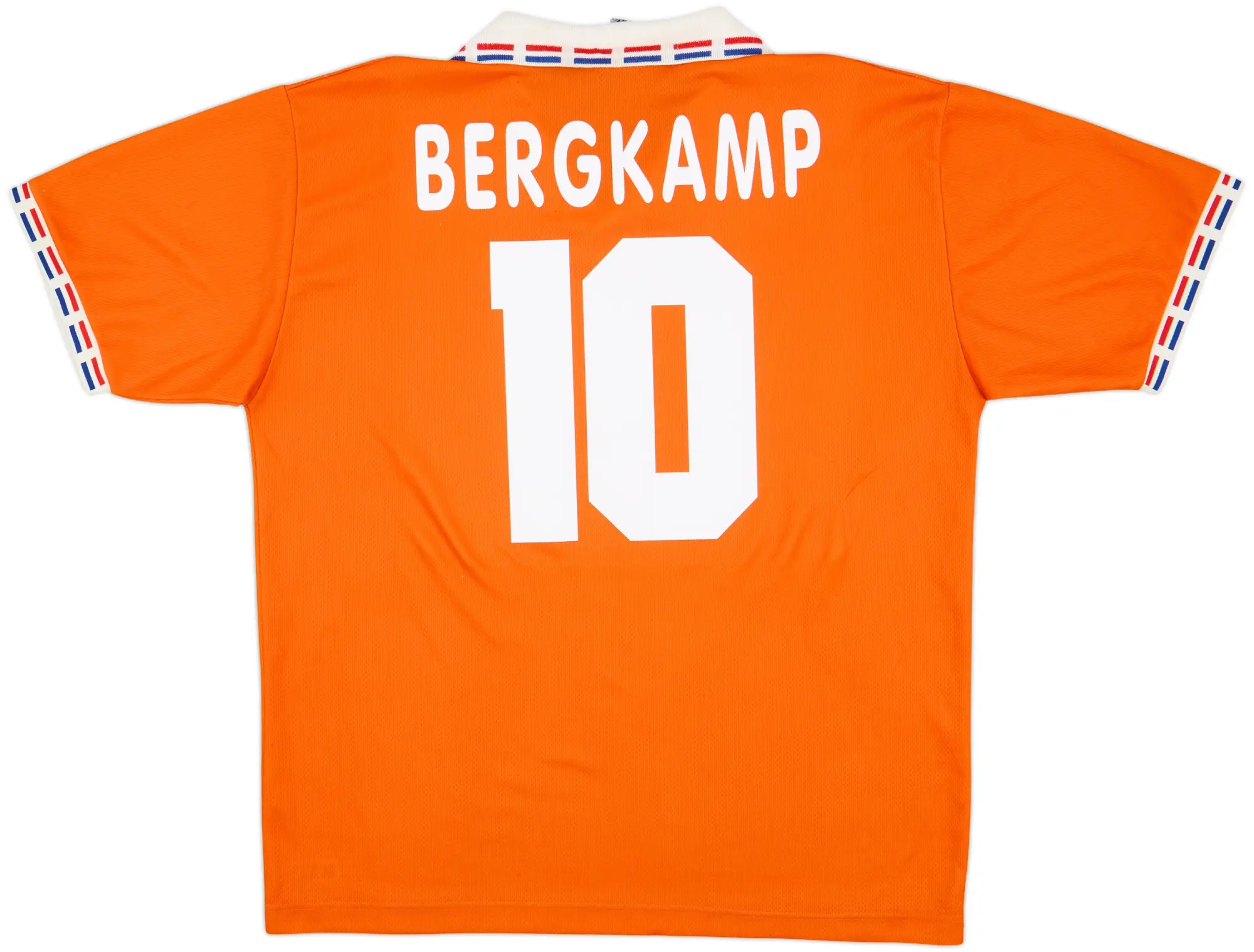 1996 Netherlands Home Shirt Bergkamp #10 - 6/10 - (XXL)