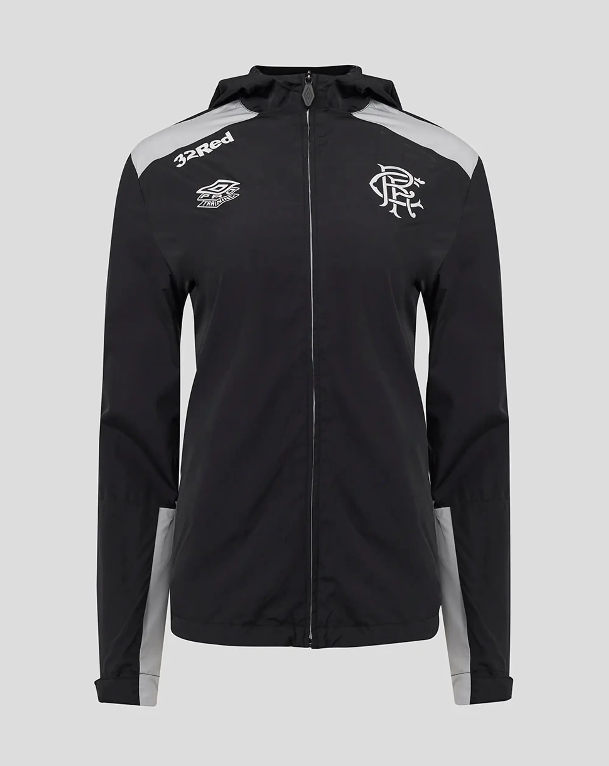 Castore Rangers Women's 25/26 Pro Training Packable Hood Shower Jacket- Coach