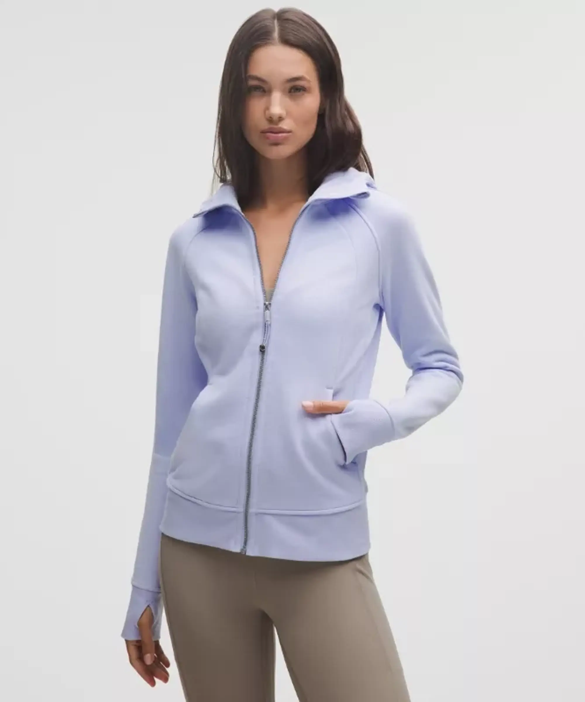 lululemon – Women's Scuba Full-Zip Hoodie – Color Blue – Size 0