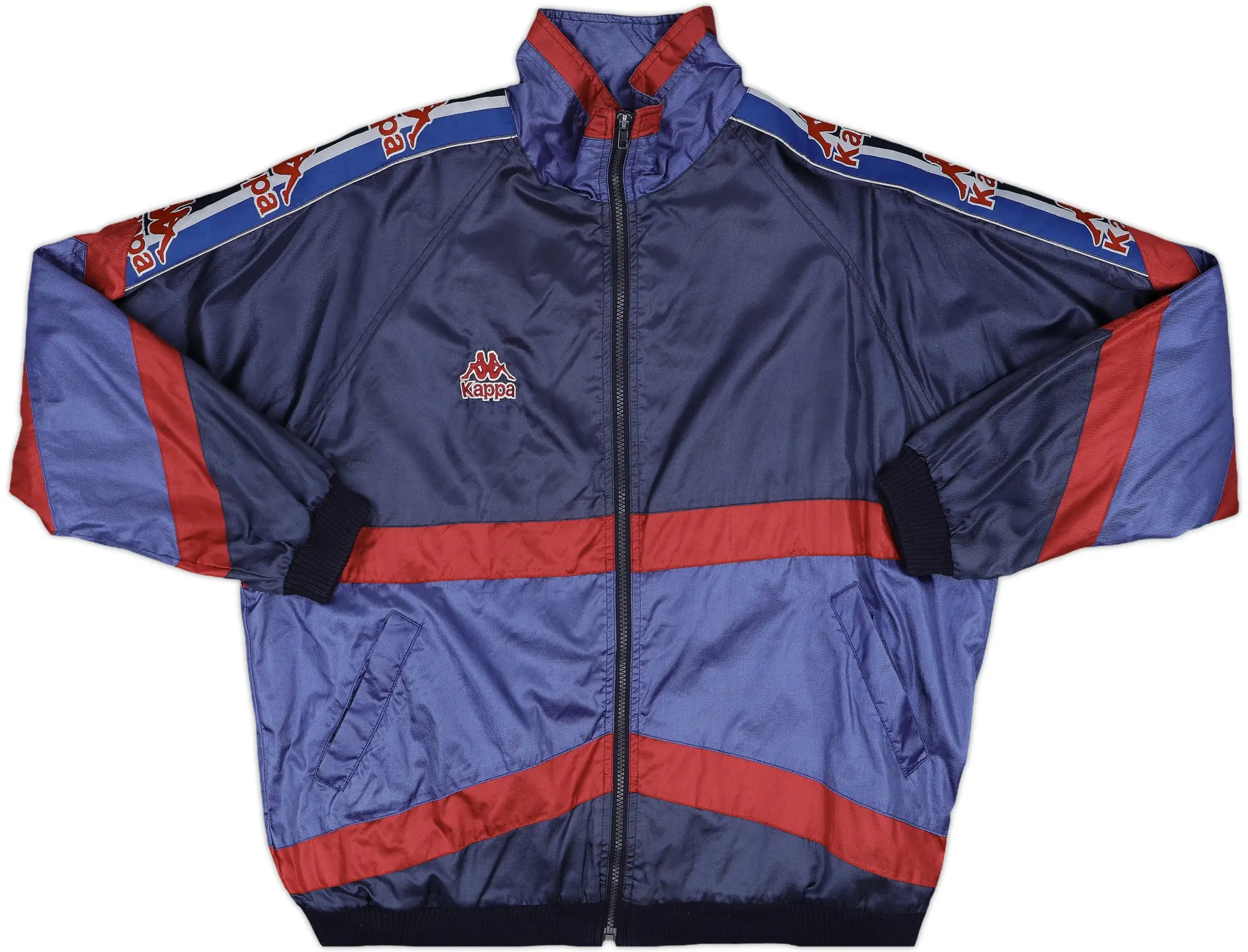 1995-97 Barcelona Kappa Track Jacket - 8/10 - (L)