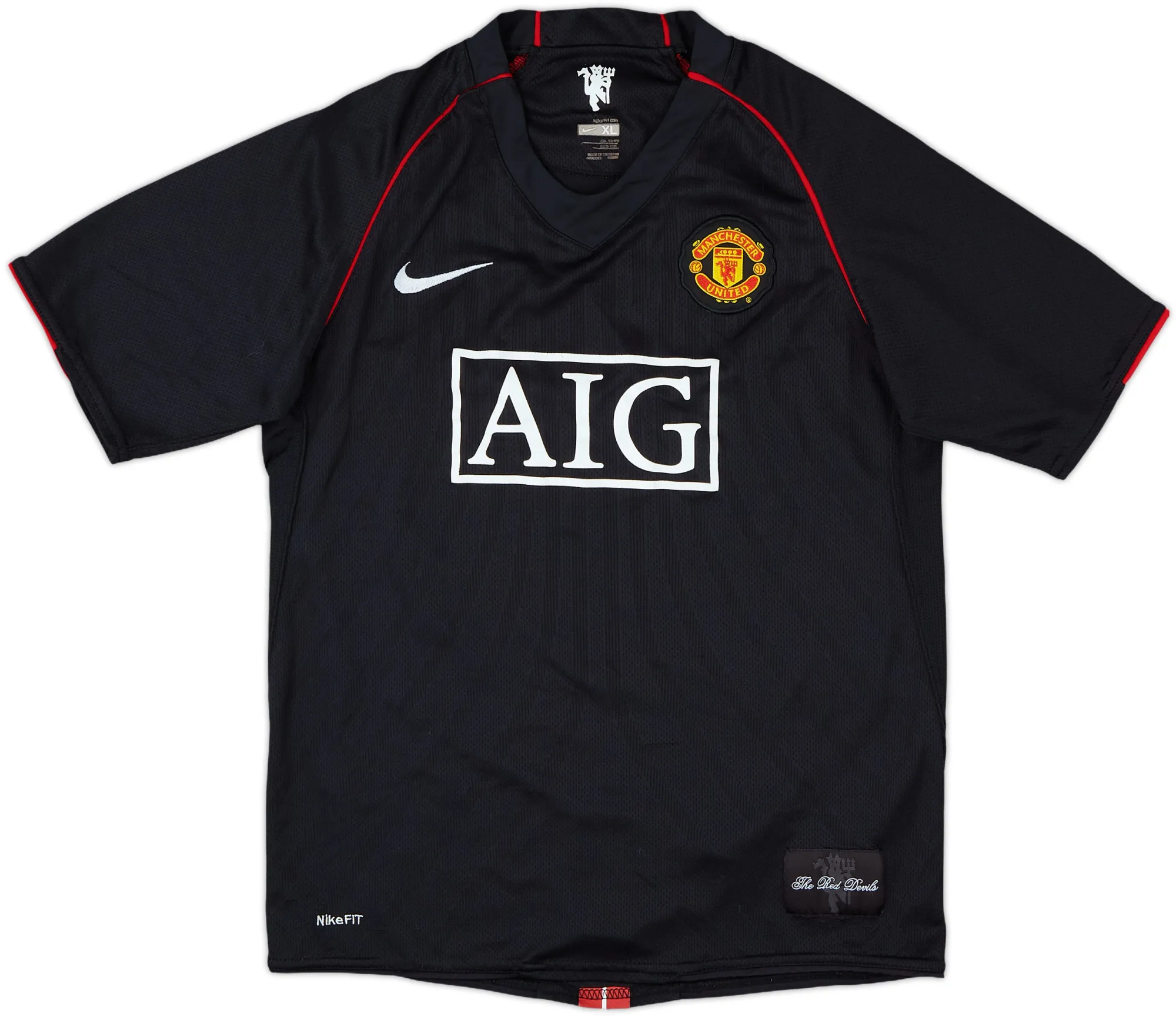 Nike Manchester United Boys SS Away Shirt 2007/08