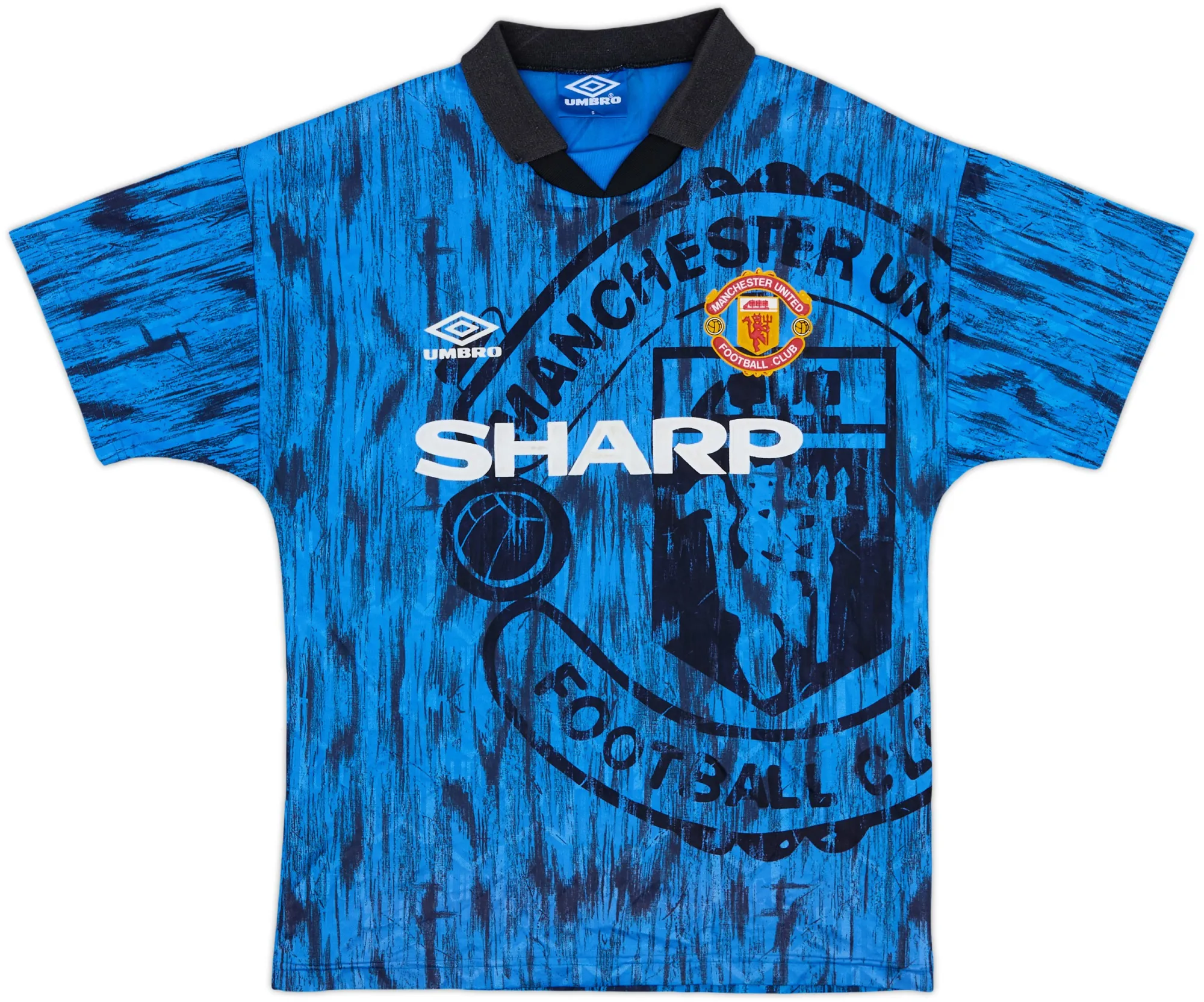 Umbro Manchester United Mens SS Away Shirt 1992/93