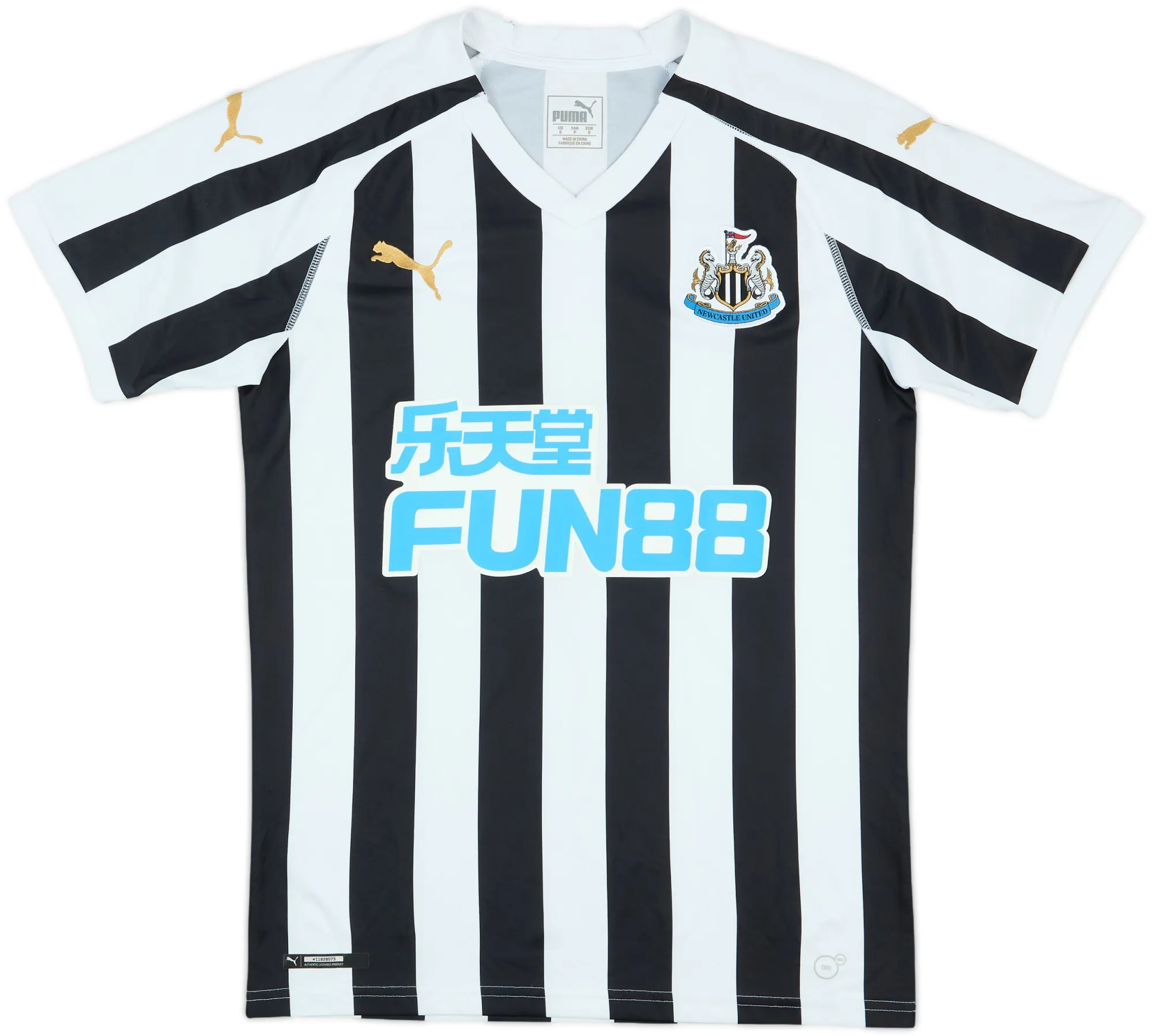 Puma Newcastle United Mens SS Home Shirt 2018/19