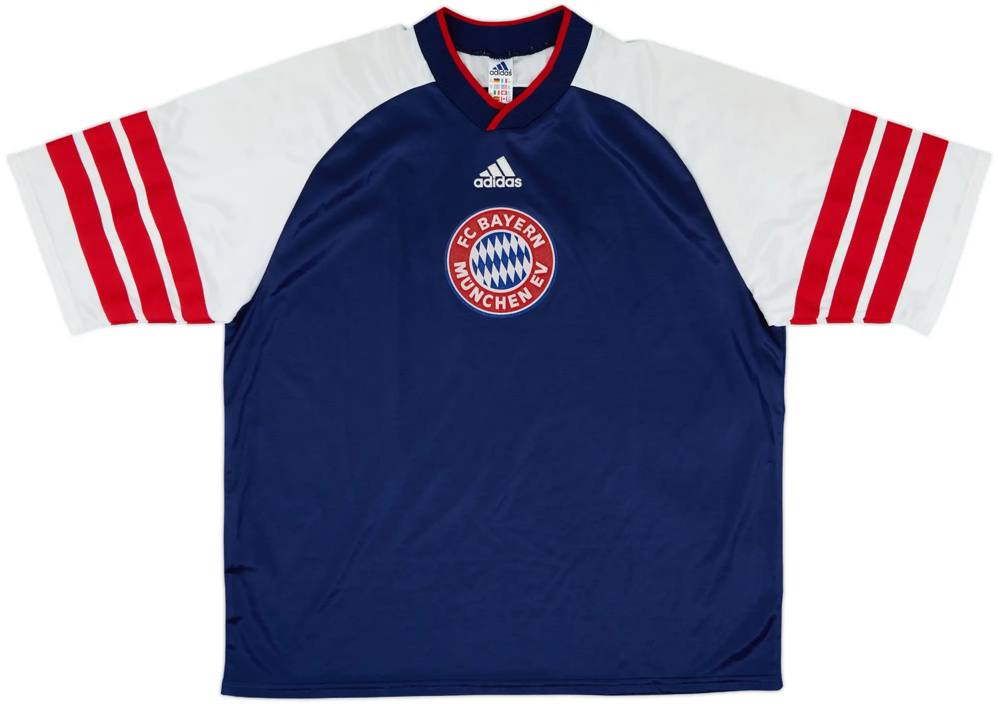 adidas Bayern Munich Mens SS Home Shirt 1998/99