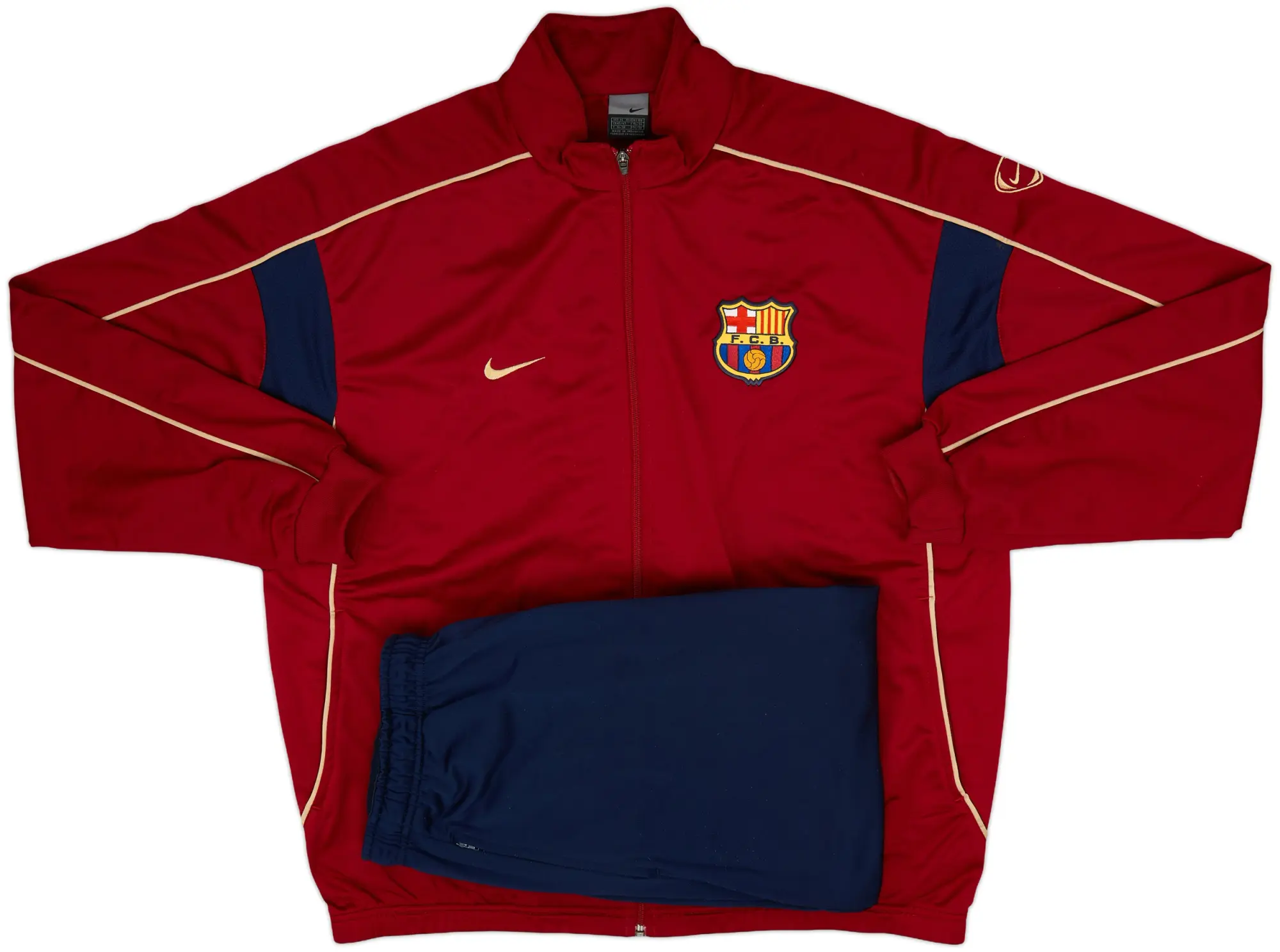 2002-03 Barcelona Nike Tracksuit - 8/10 - (XL)