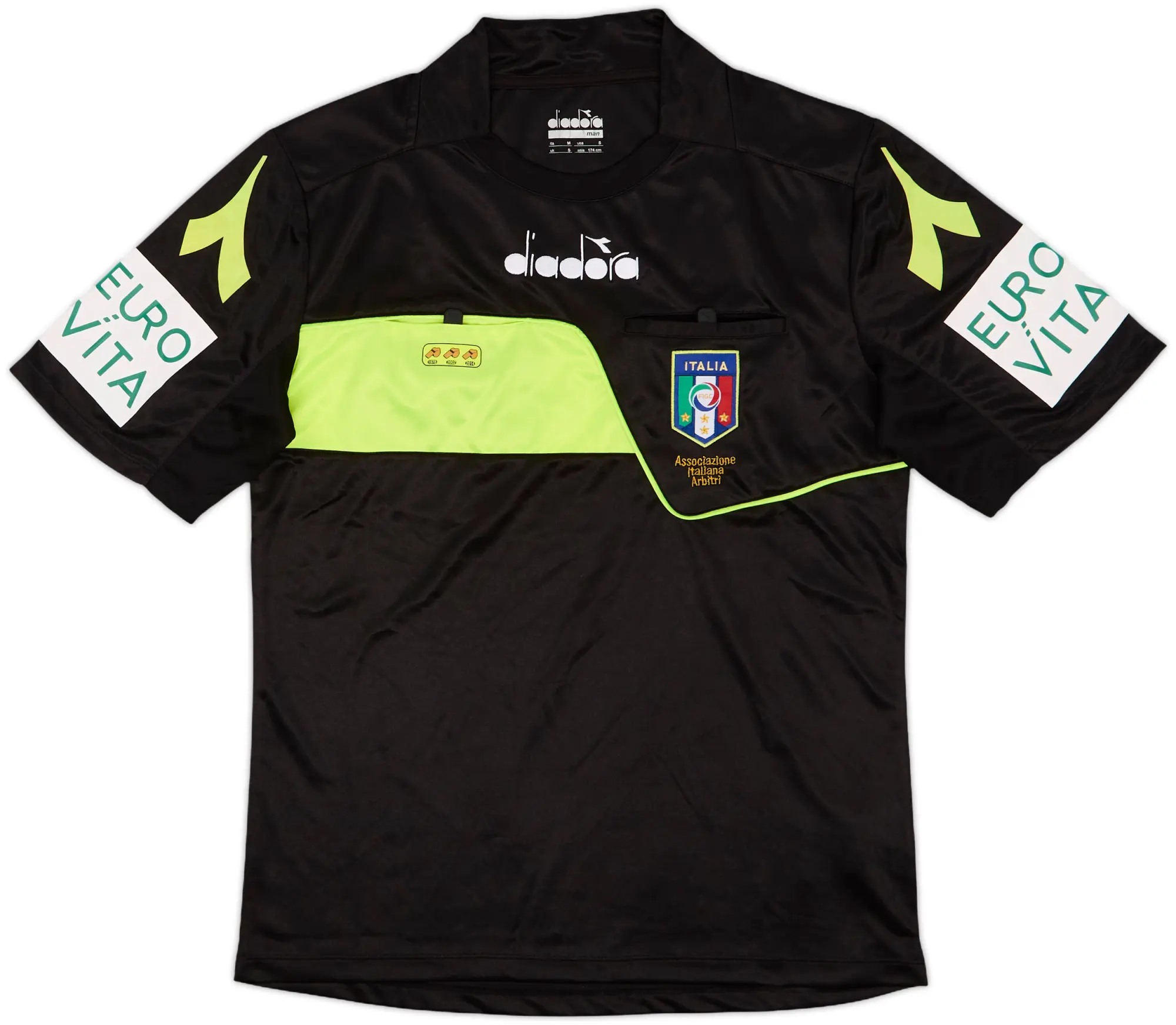 Diadora Italy Mens SS Home Shirt 2017