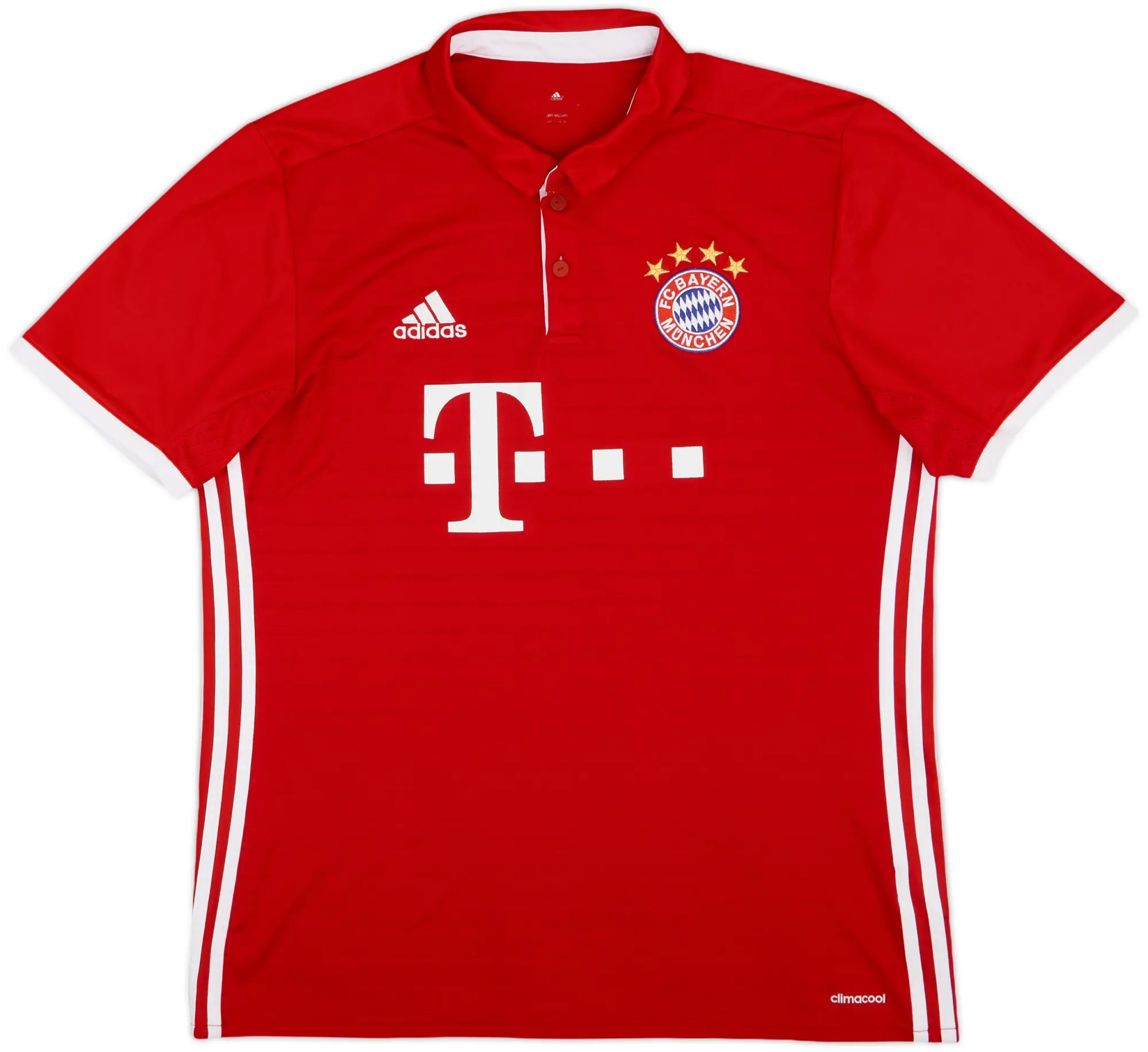 adidas Bayern Munich Mens SS Home Shirt 2016/17