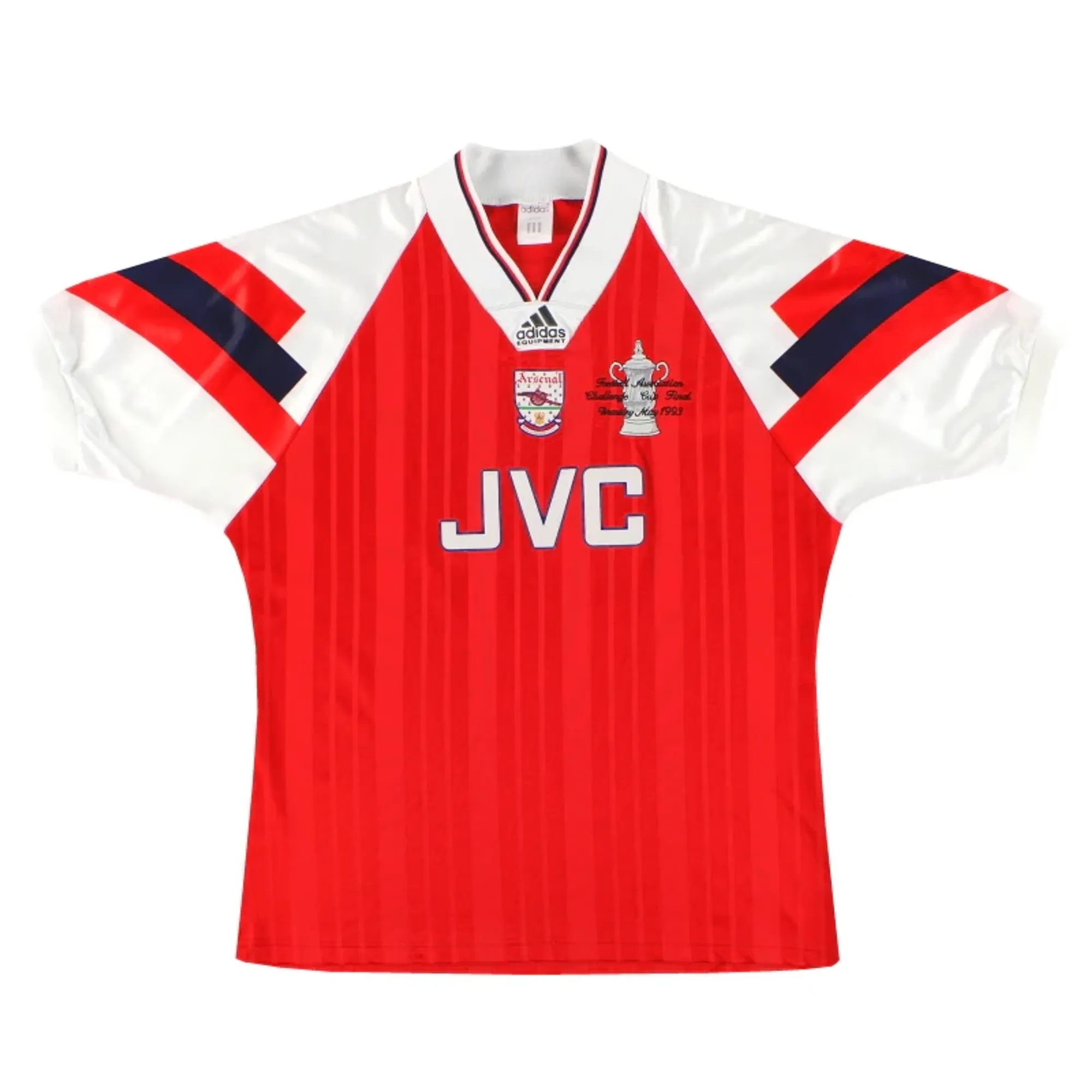 1992-94 Arsenal adidas 'Final Winners' Home Shirt M/L - Arsenal / Excellent 