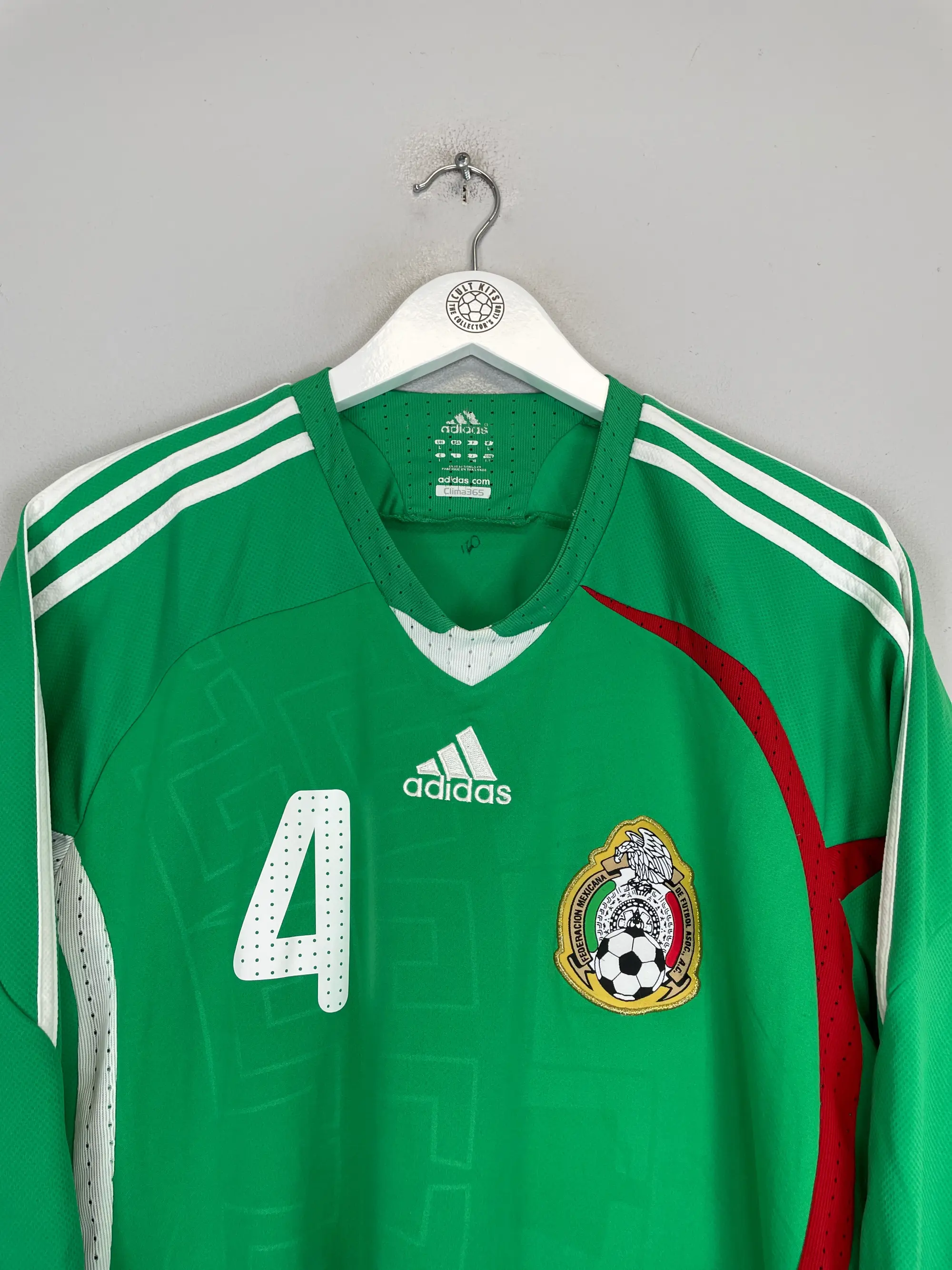 2008/09 MEXICO R.MARQUEZ #4 HOME SHIRT (L) ADIDAS | CULT KITS