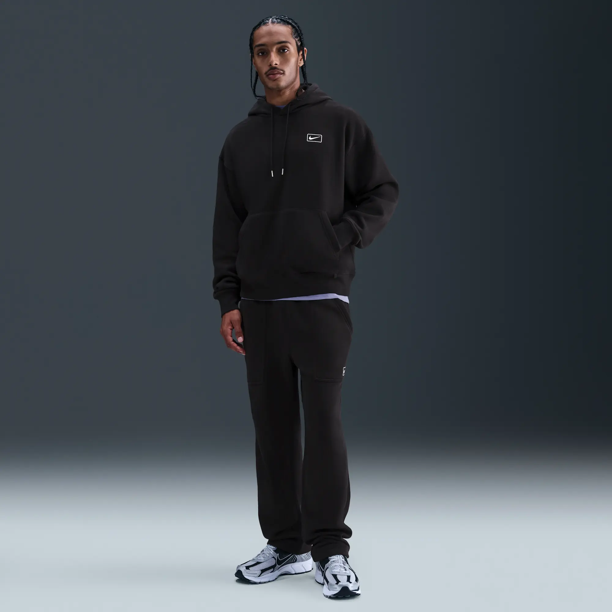 Nike Sportswear Men's Pullover Hoodie - Black - Cotton