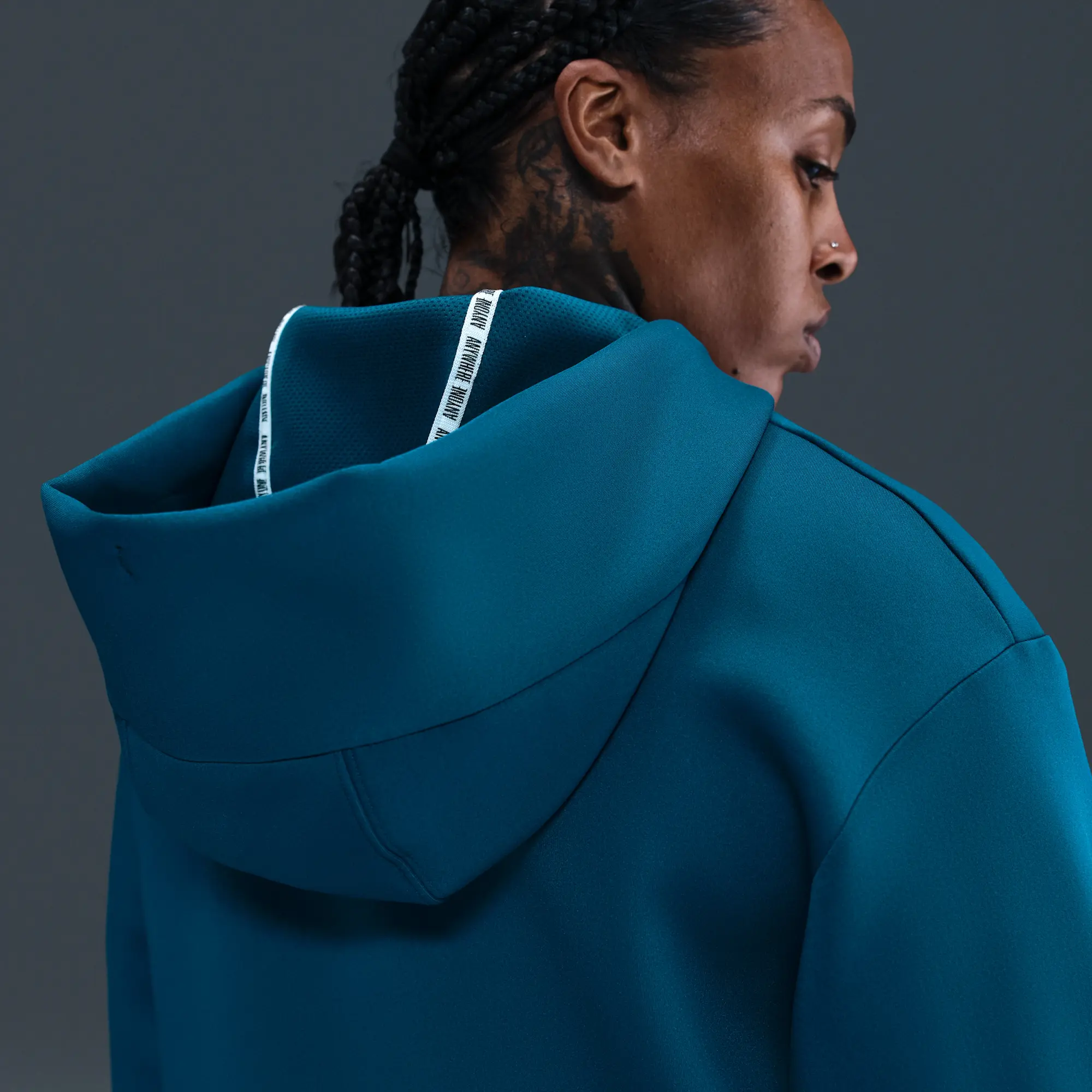 Nike Sabrina Dri-FIT Loose Full-Zip Basketball Hoodie - Blue - Polyester/Elastane