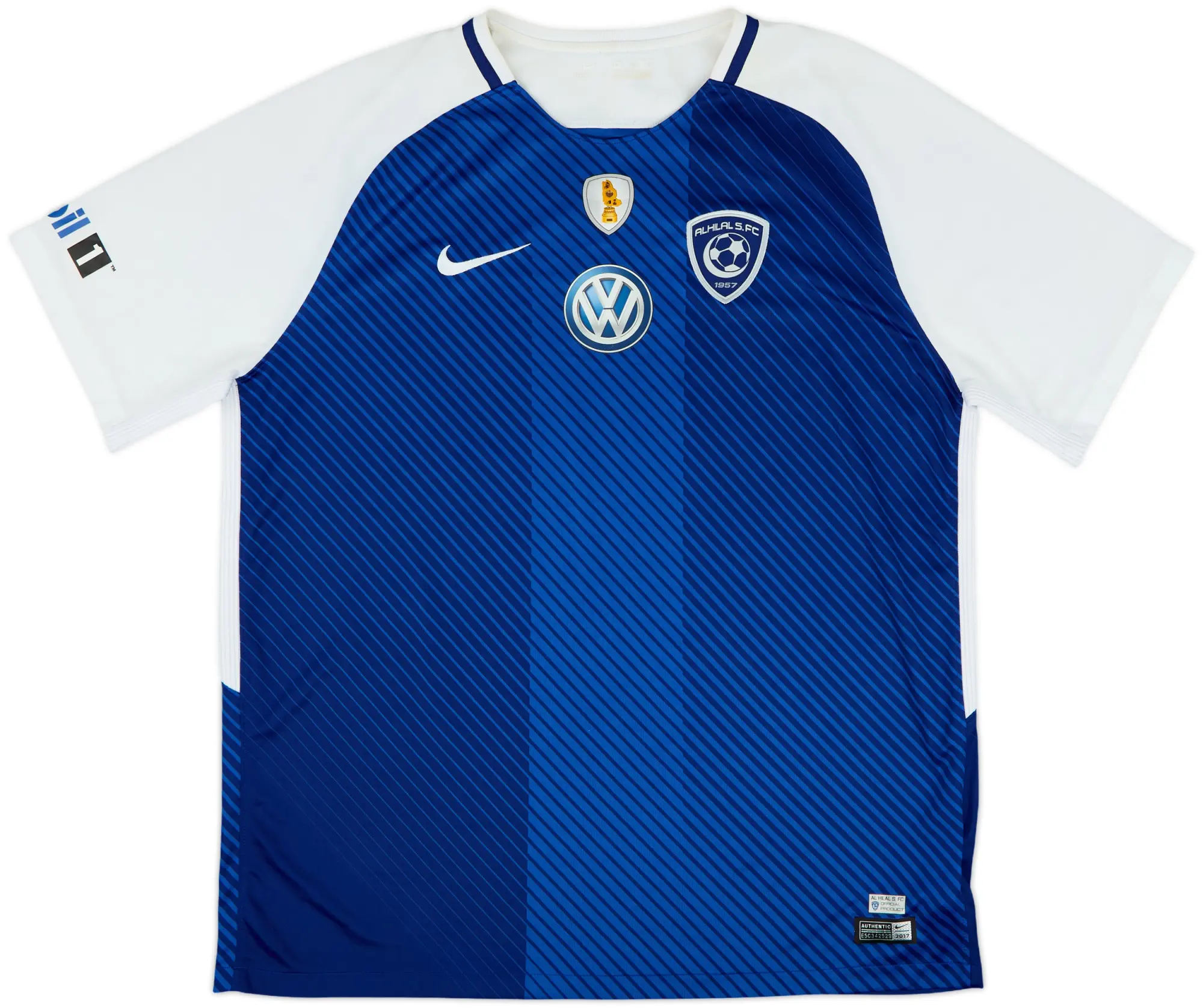 2017-18 Al Hilal Home Shirt - 9/10 - (XL)