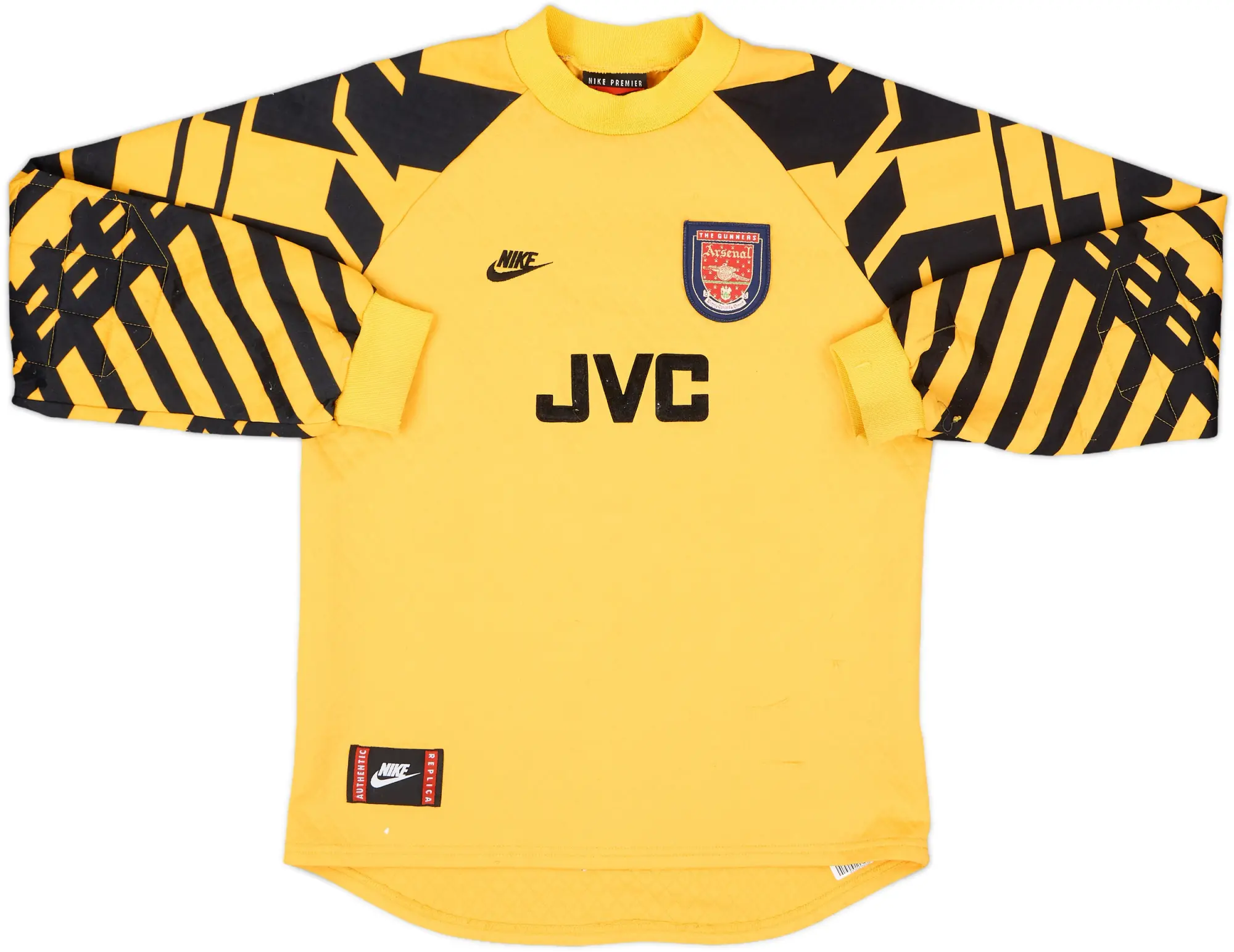 1995-97 Arsenal GK Shirt - 8/10 - (XL.Boys)