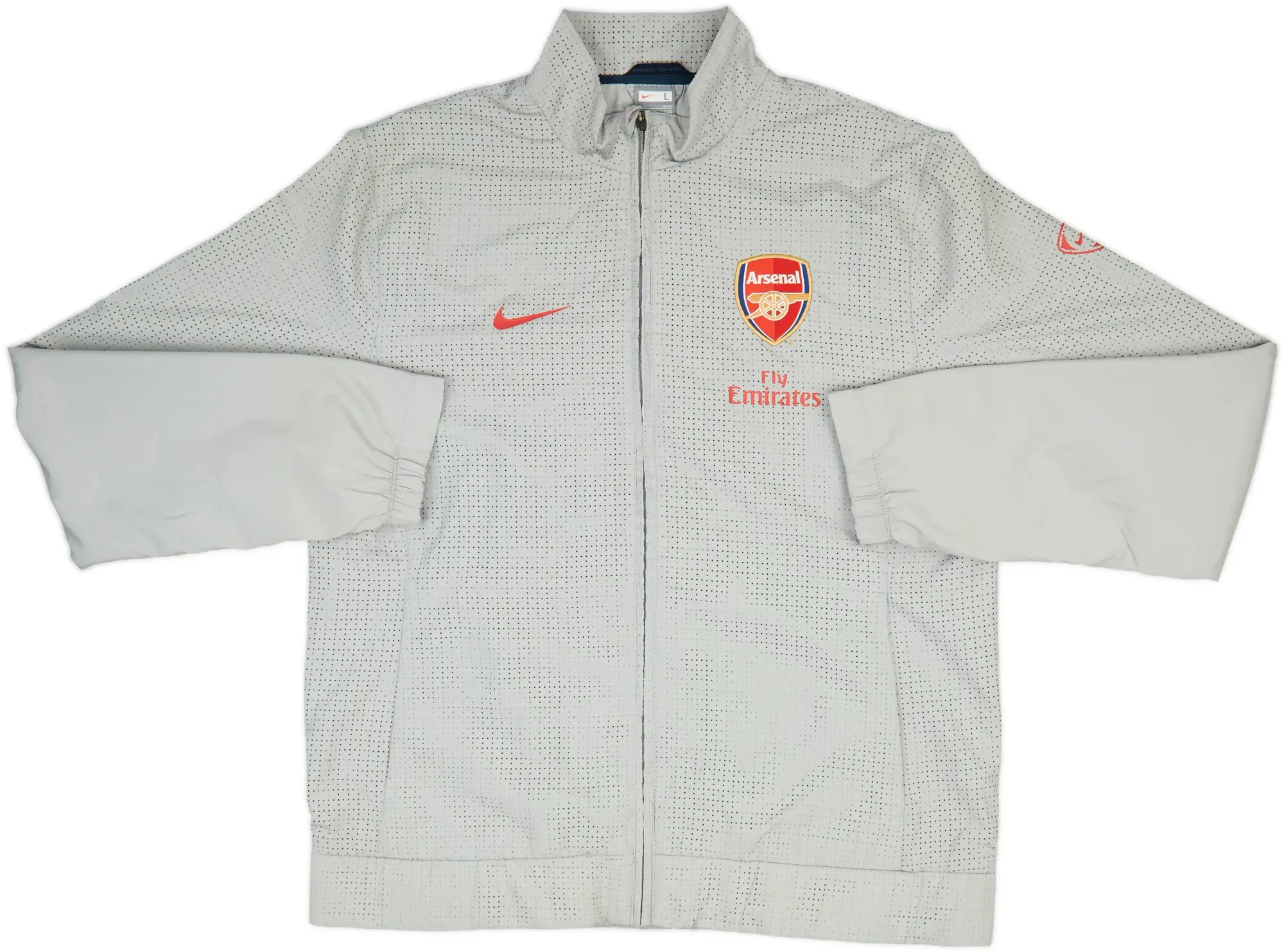 2009-10 Arsenal Track Jacket - 9/10 - (L)