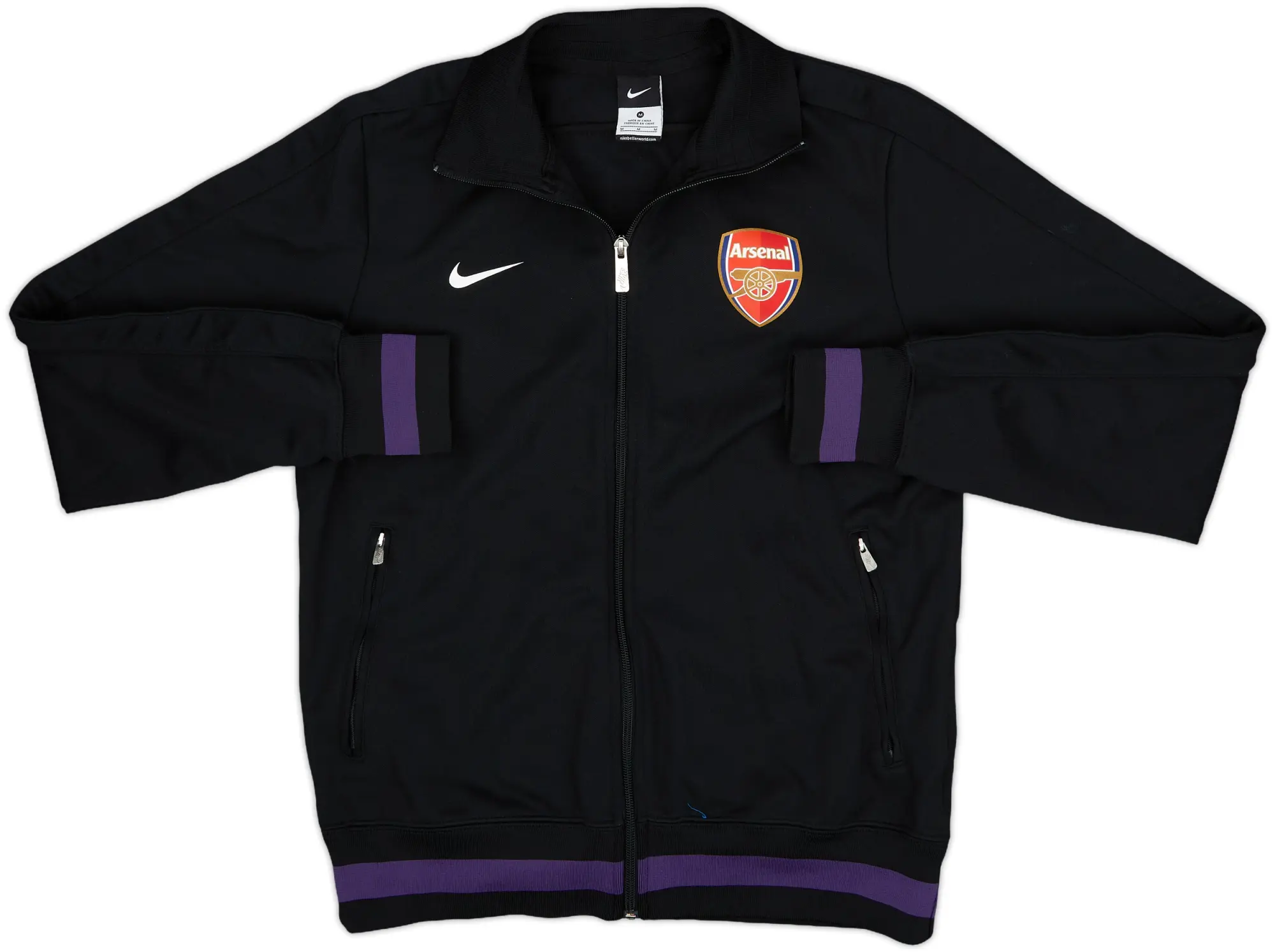 2012-13 Arsenal Nike N98 Track Jacket - 8/10 - (M)