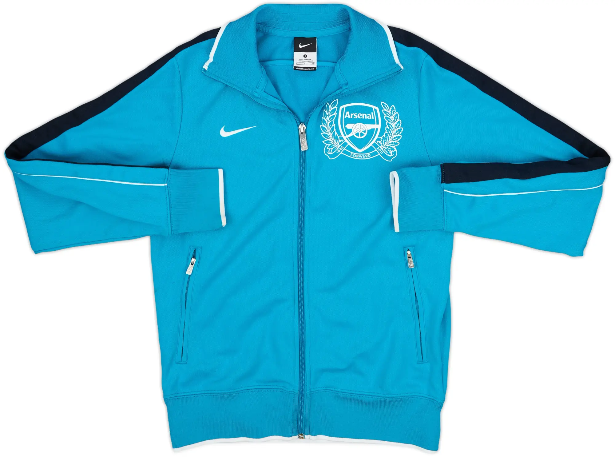 2011-12 Arsenal Nike Track Jacket - 8/10 - (S)