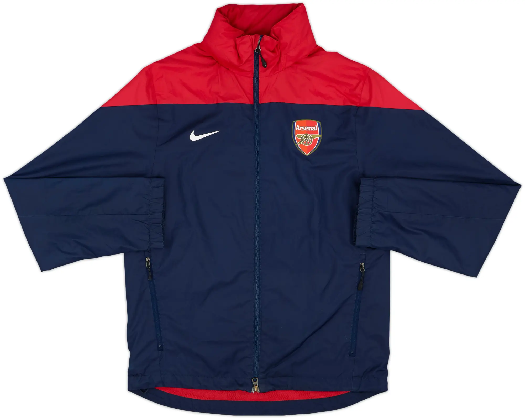 2013-14 Arsenal Nike Hooded Track Jacket - 9/10 - (S)