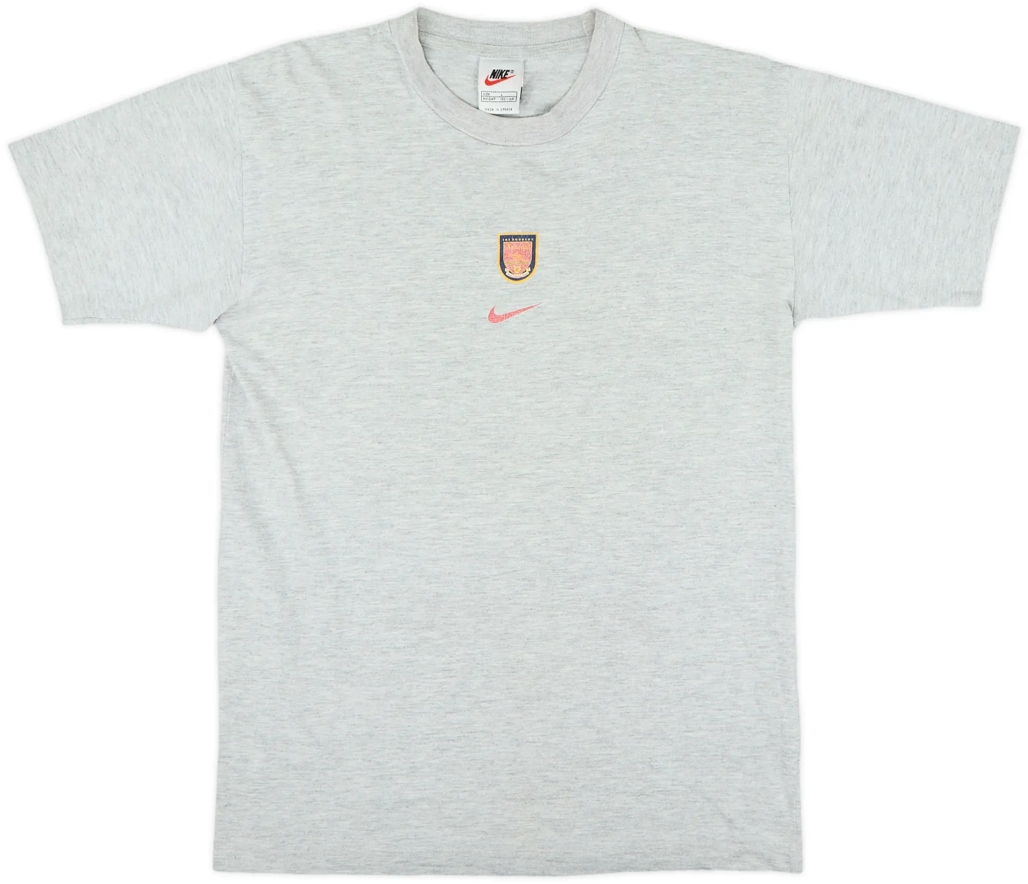 2000-01 Arsenal Nike Cotton Tee - 8/10 - (L.Boys)