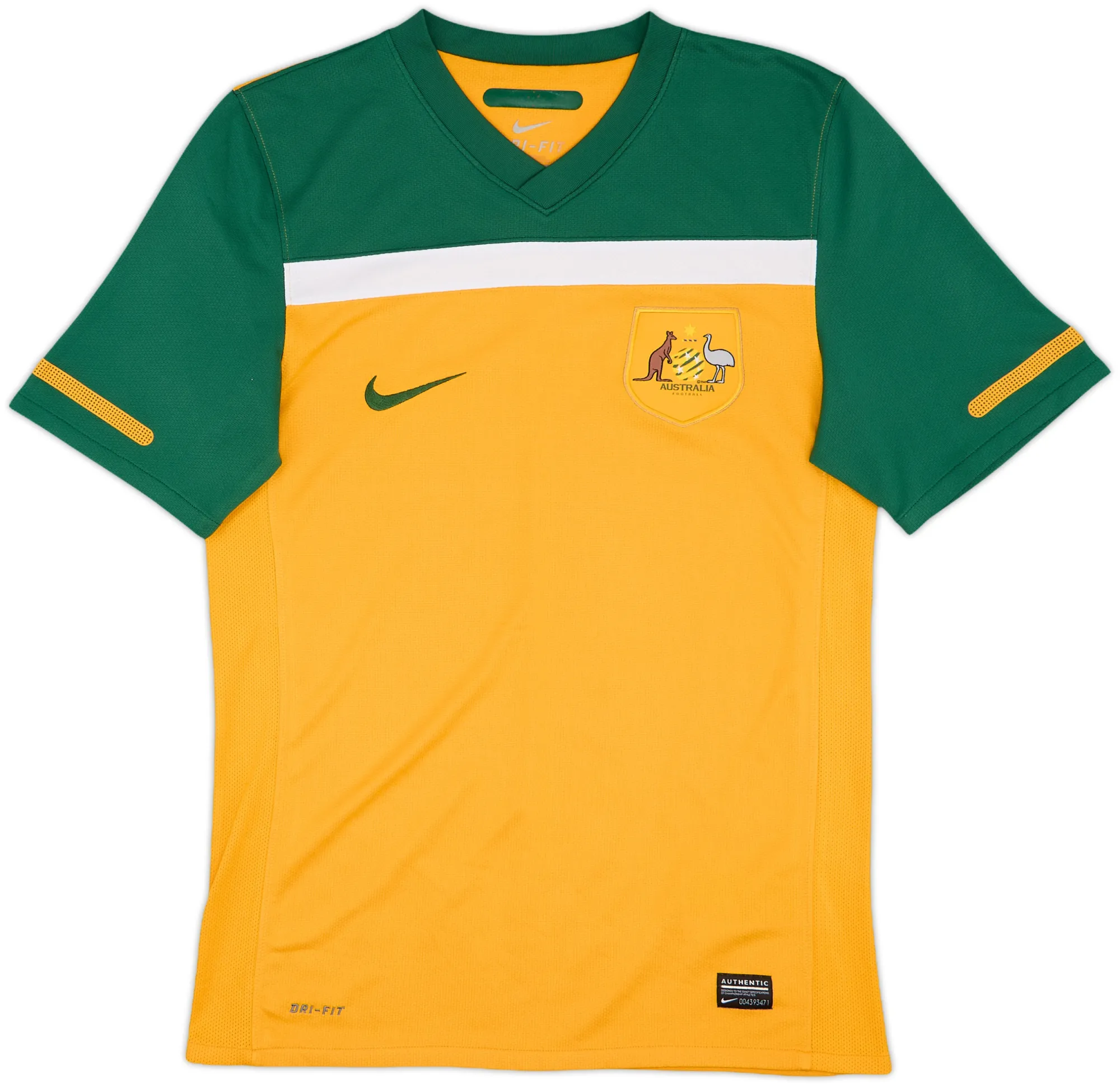 Nike Australia Mens SS Home Shirt 2010