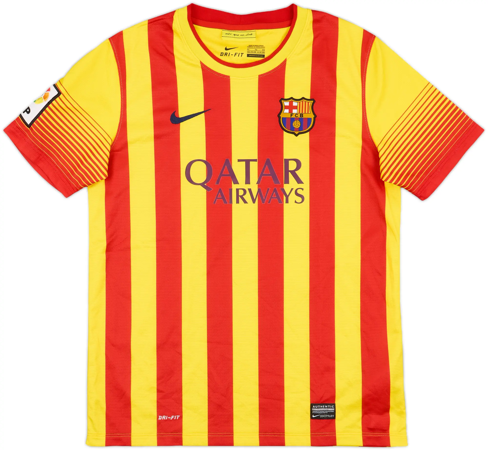 Nike Barcelona Boys SS Away Shirt 2013/15