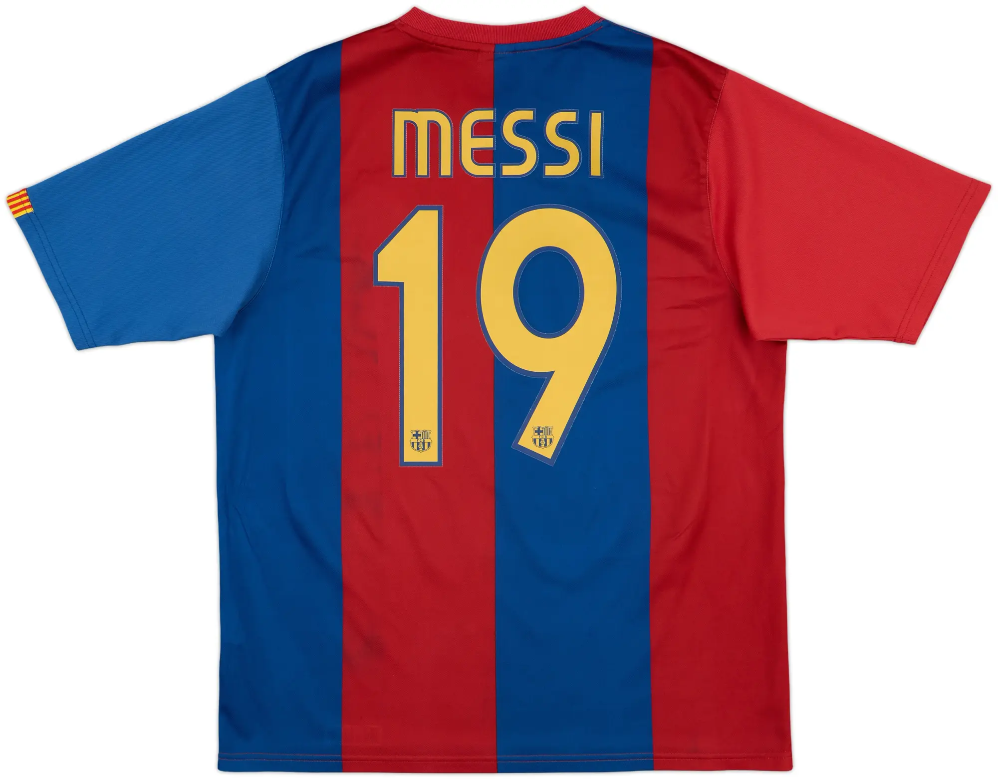 Nike Barcelona Boys SS Home Shirt 2006/07