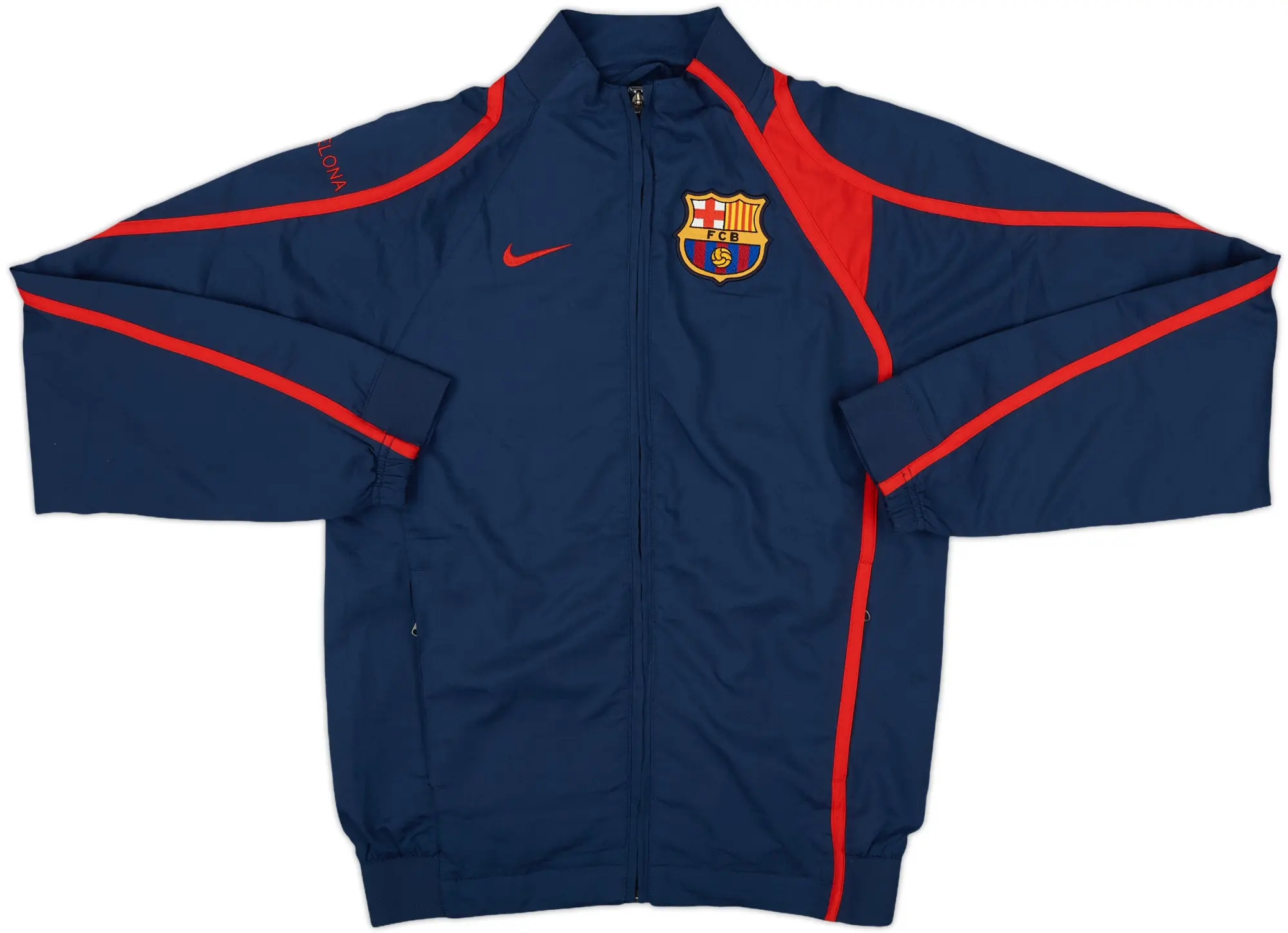 2007-08 Barcelona Nike Track Jacket - 8/10 - (S)