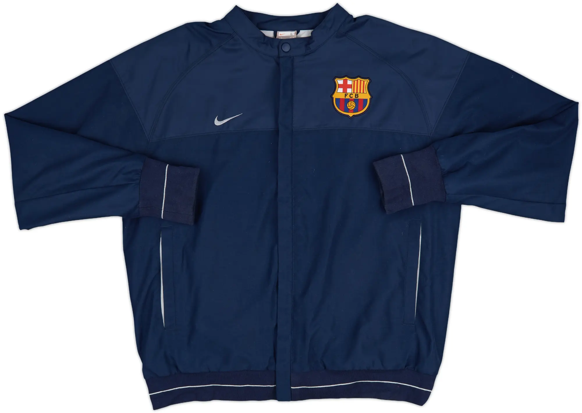 2008-09 Barcelona Nike Track Jacket - 8/10 - (L)