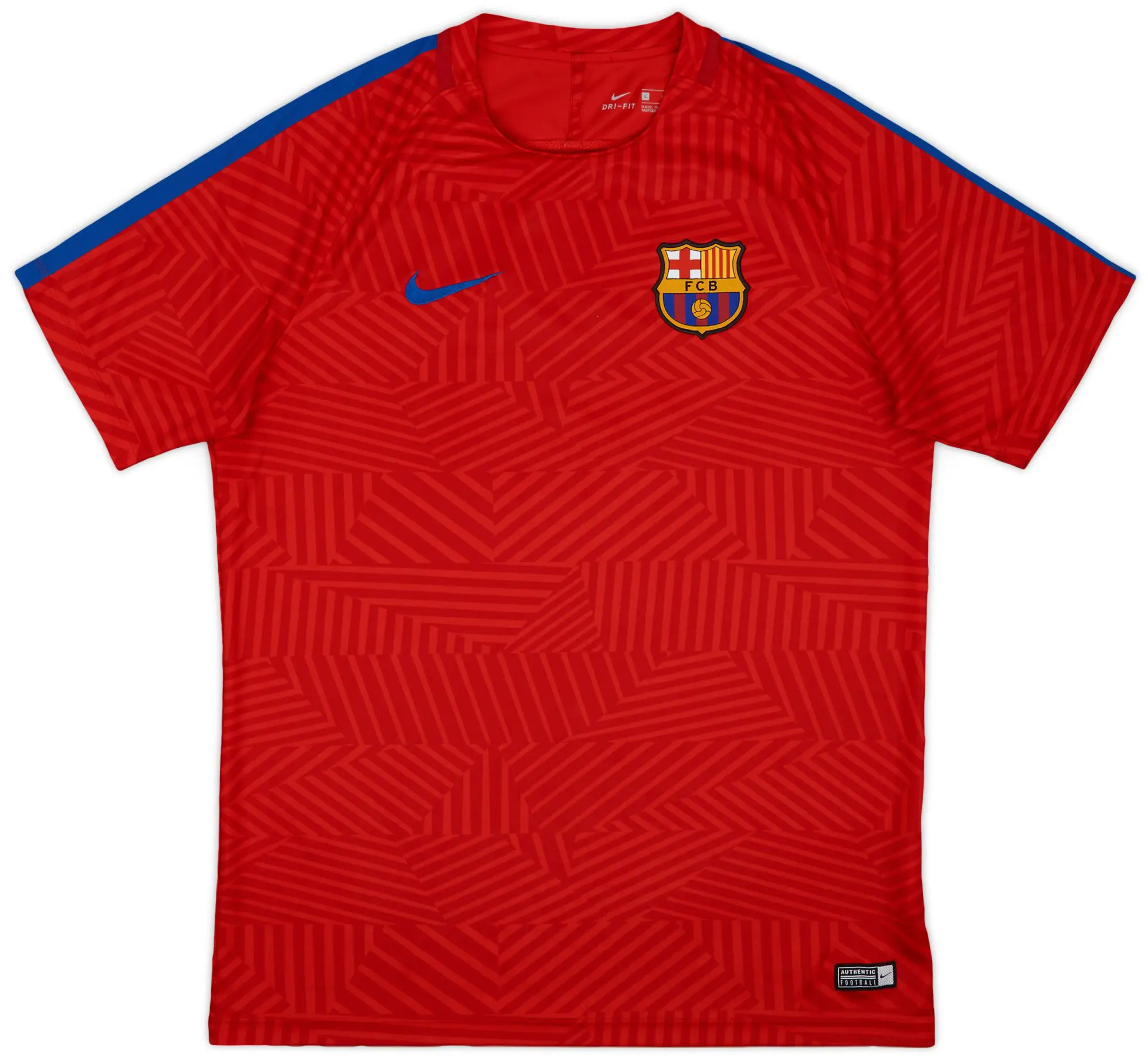 2016-17 Barcelona Nike Training Shirt - 9/10 - (L)