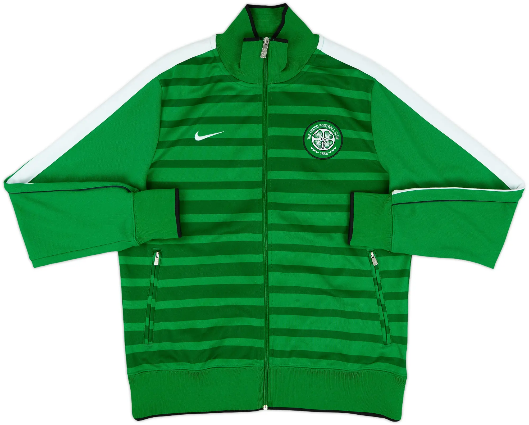 2011-12 Celtic Nike N98 Track Jacket - 8/10 - (L)
