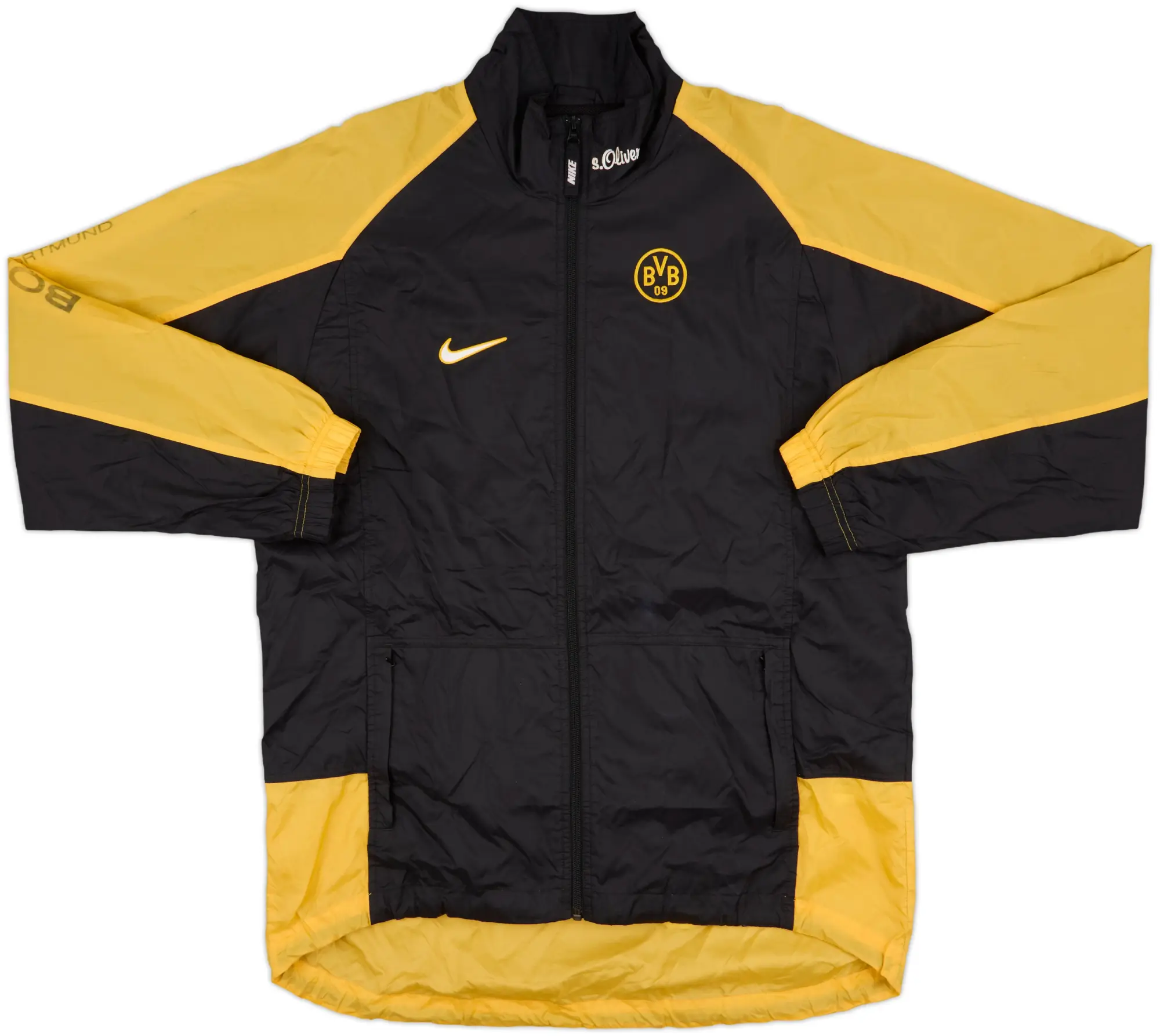 1998-00 Borussia Dortmund Nike Hooded Rain Jacket - 7/10 - (L)