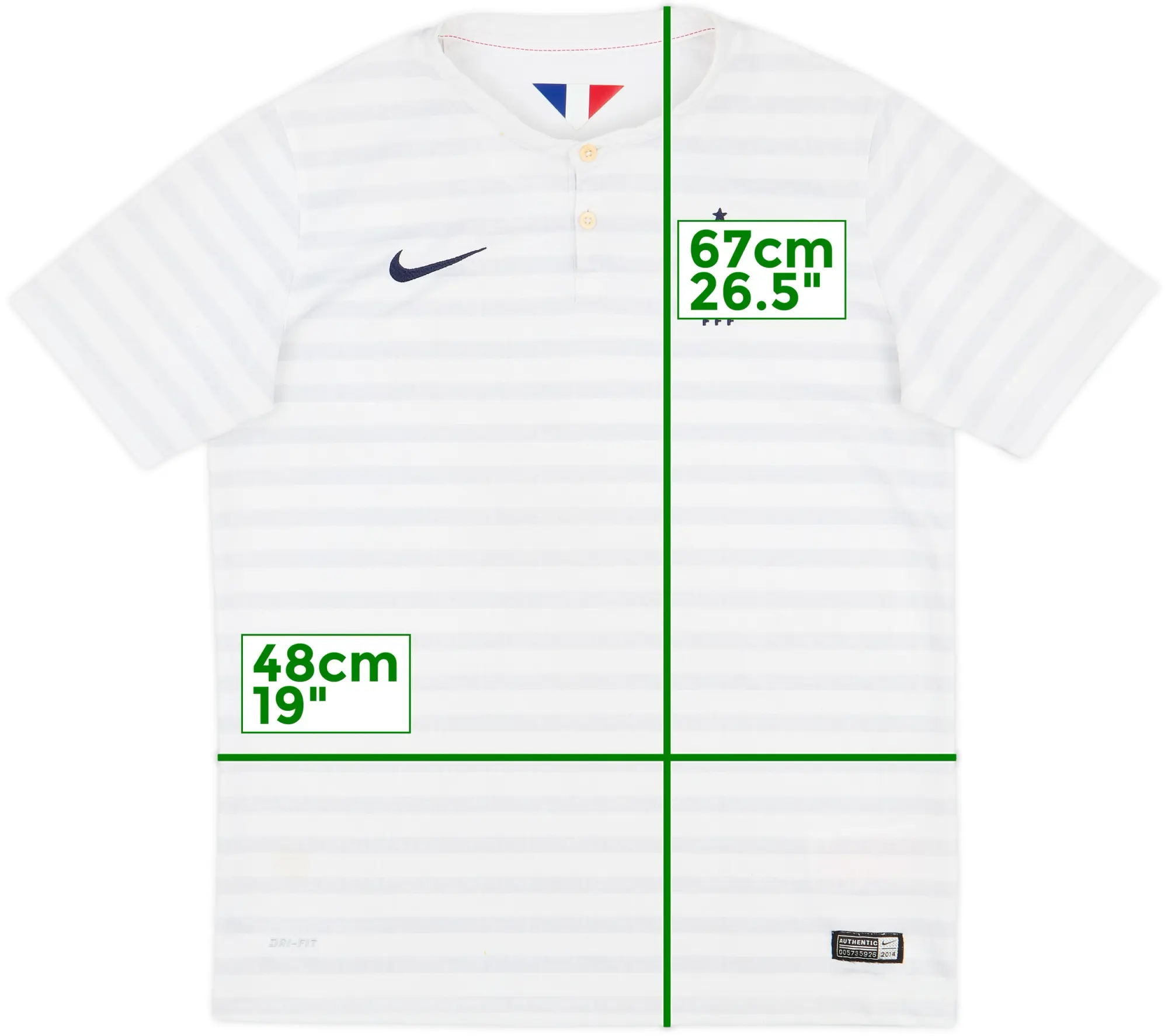 Nike France Boys SS Away Shirt 2014