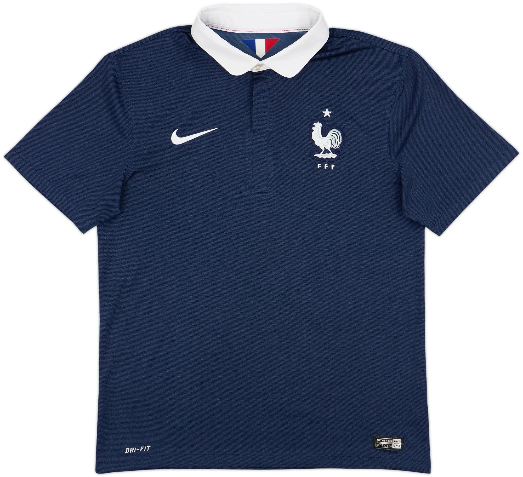 Nike France Mens SS Home Shirt 2014