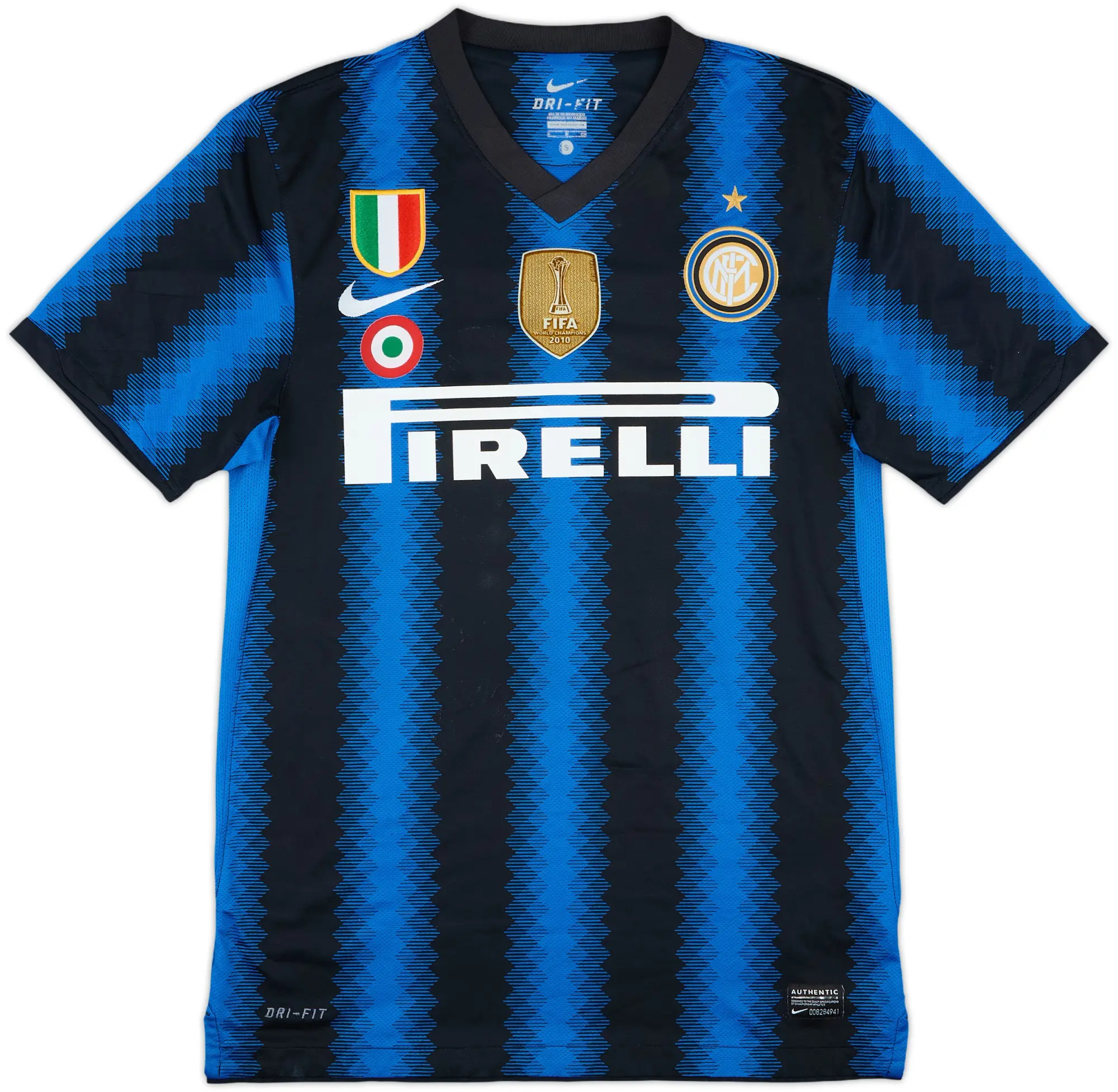Nike 2010-11 Inter Milan Home Shirt #4 - 6/10 - (S)