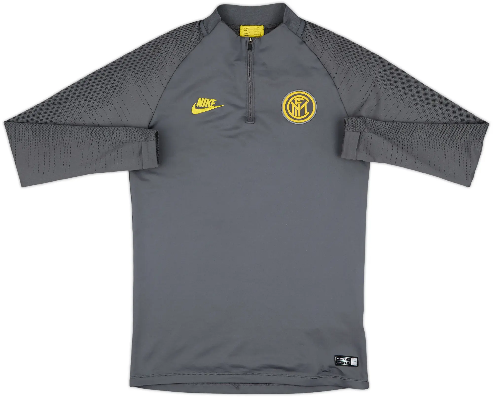 2019-20 Inter Milan Nike 1/4 Zip Sweat Top - 9/10 - (S)