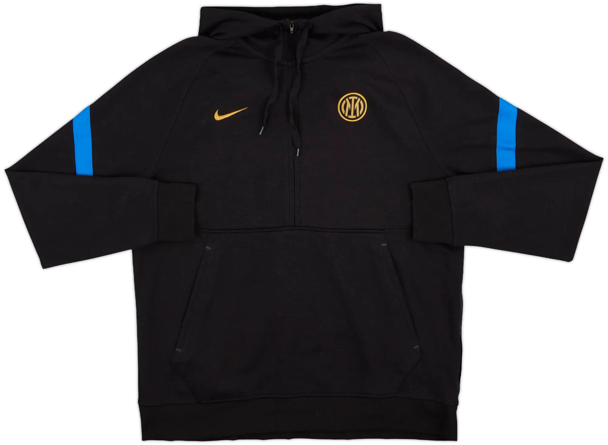 2020-21 Inter Milan Nike Hooded Track Jacket - 8/10 - (XL)