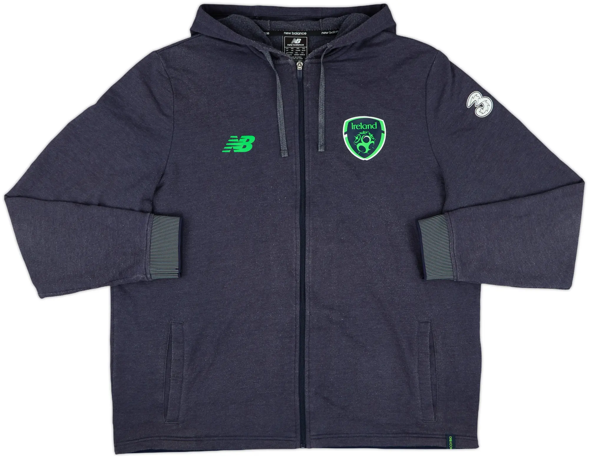 2018-19 Ireland New Balance Track Jacket - 8/10 - (XXL)