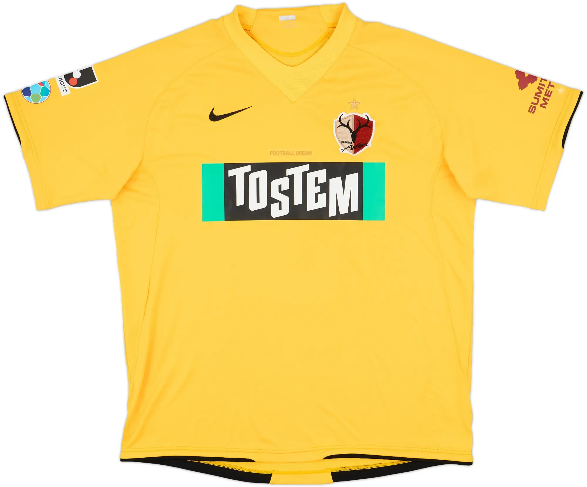 2008 Kashima Antlers GK S/S Shirt - 8/10 - (XL)