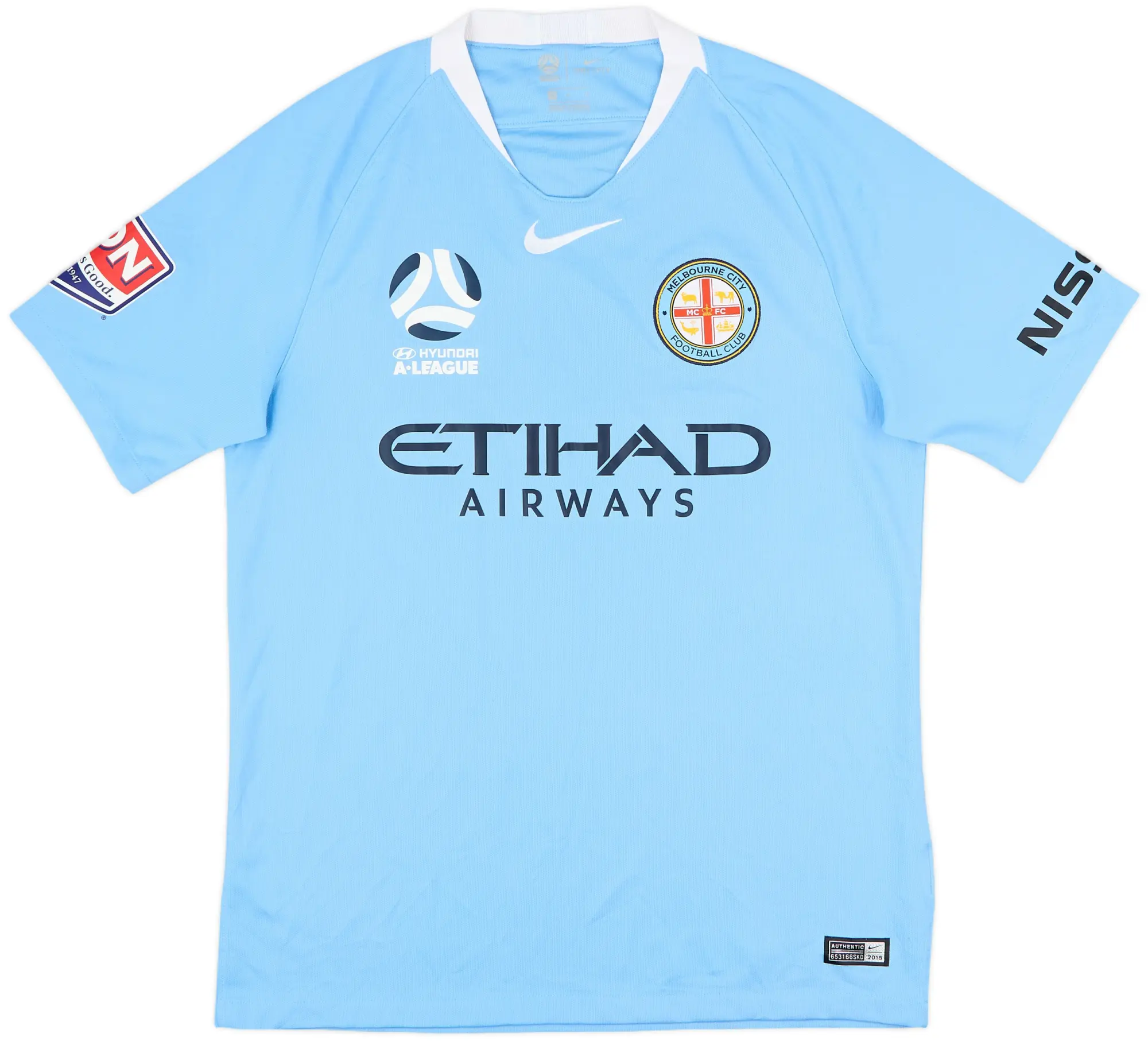 2018-19 Melbourne City Home Shirt - 8/10 - (M)
