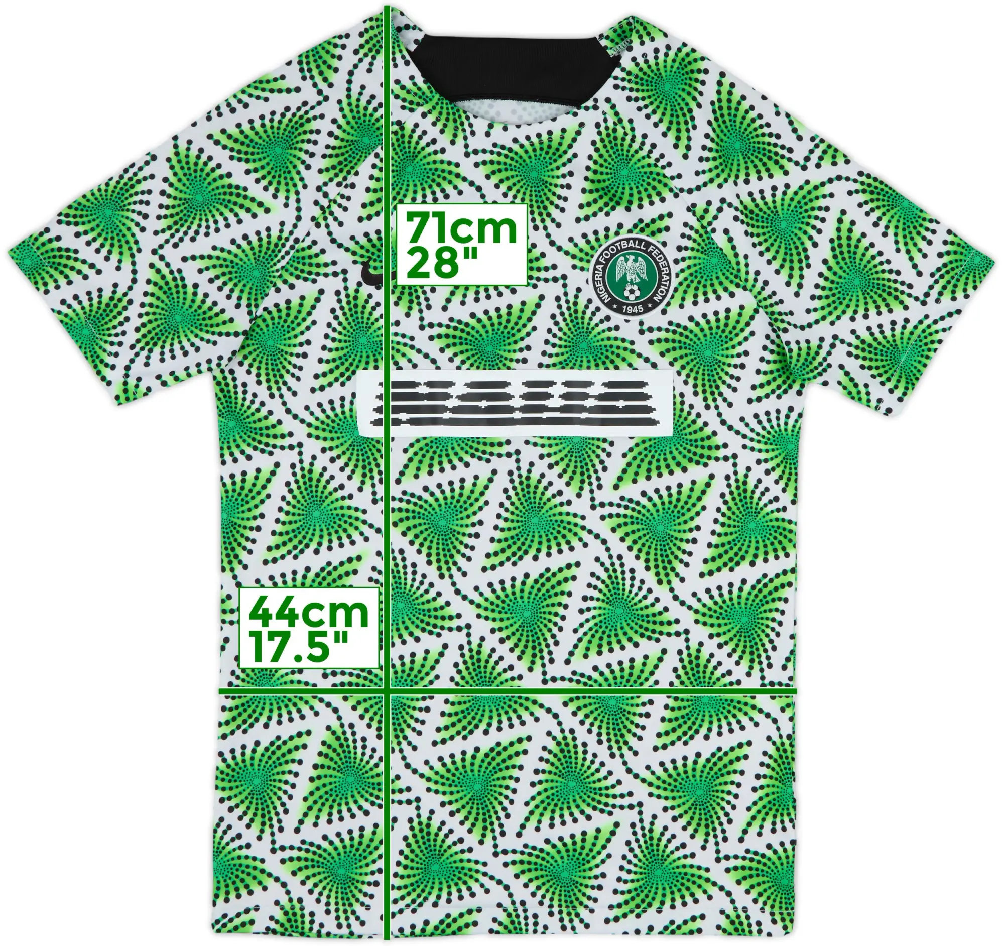 Nike Nigeria Mens SS Pre-Match Home Shirt 2022