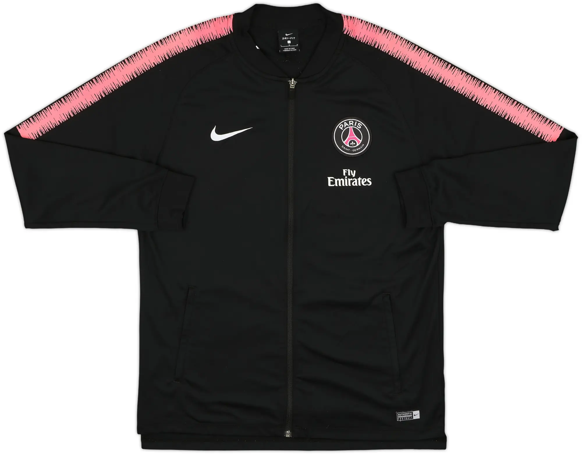 2018-19 Paris Saint-Germain Nike Track Jacket - 8/10 - (L)