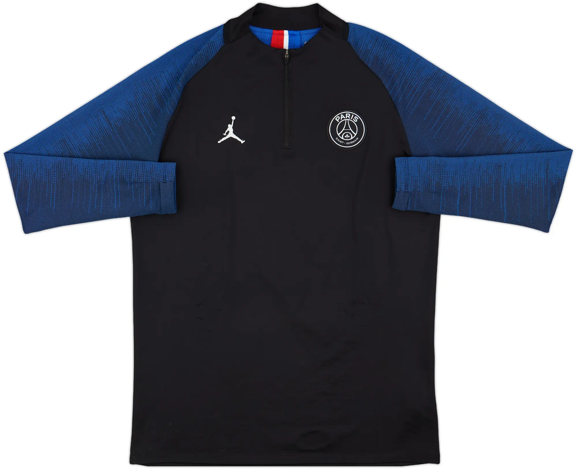 2020-21 Paris Saint-Germain Nike 1/4 Zip Drill Top - 8/10 - (L)
