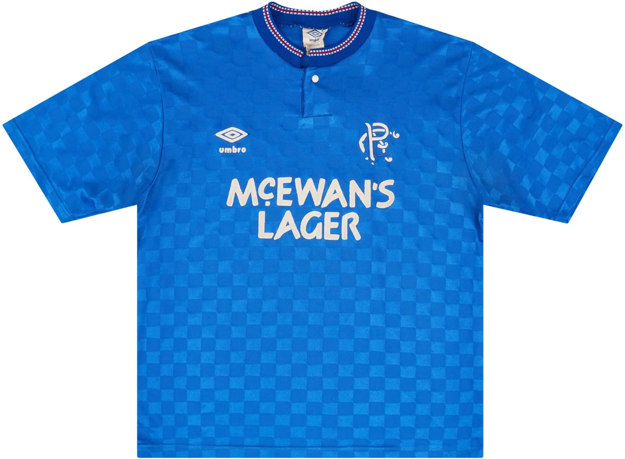 1987-90 Rangers Home Shirt - 8/10 - (M)