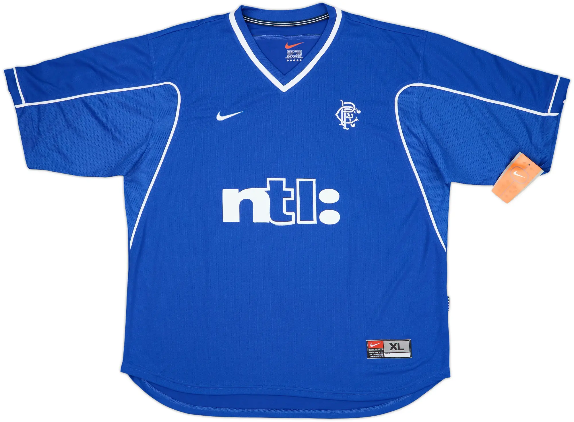 Nike Rangers Mens SS Home Shirt 1999/01