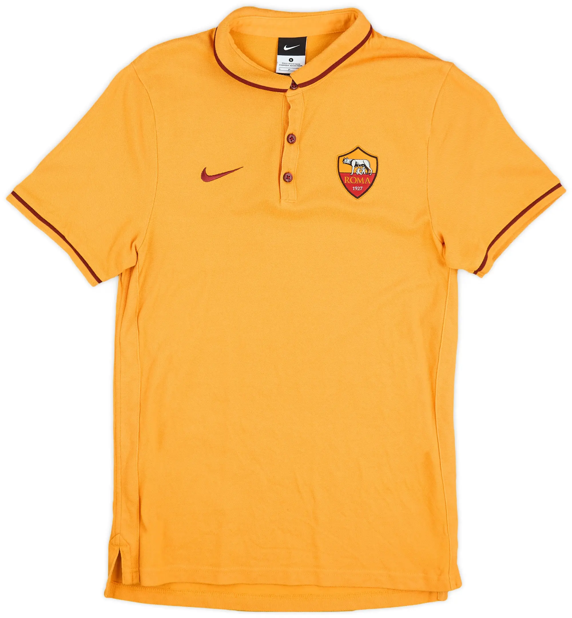 2015-16 Roma Nike Polo Shirt - 9/10 - (S)