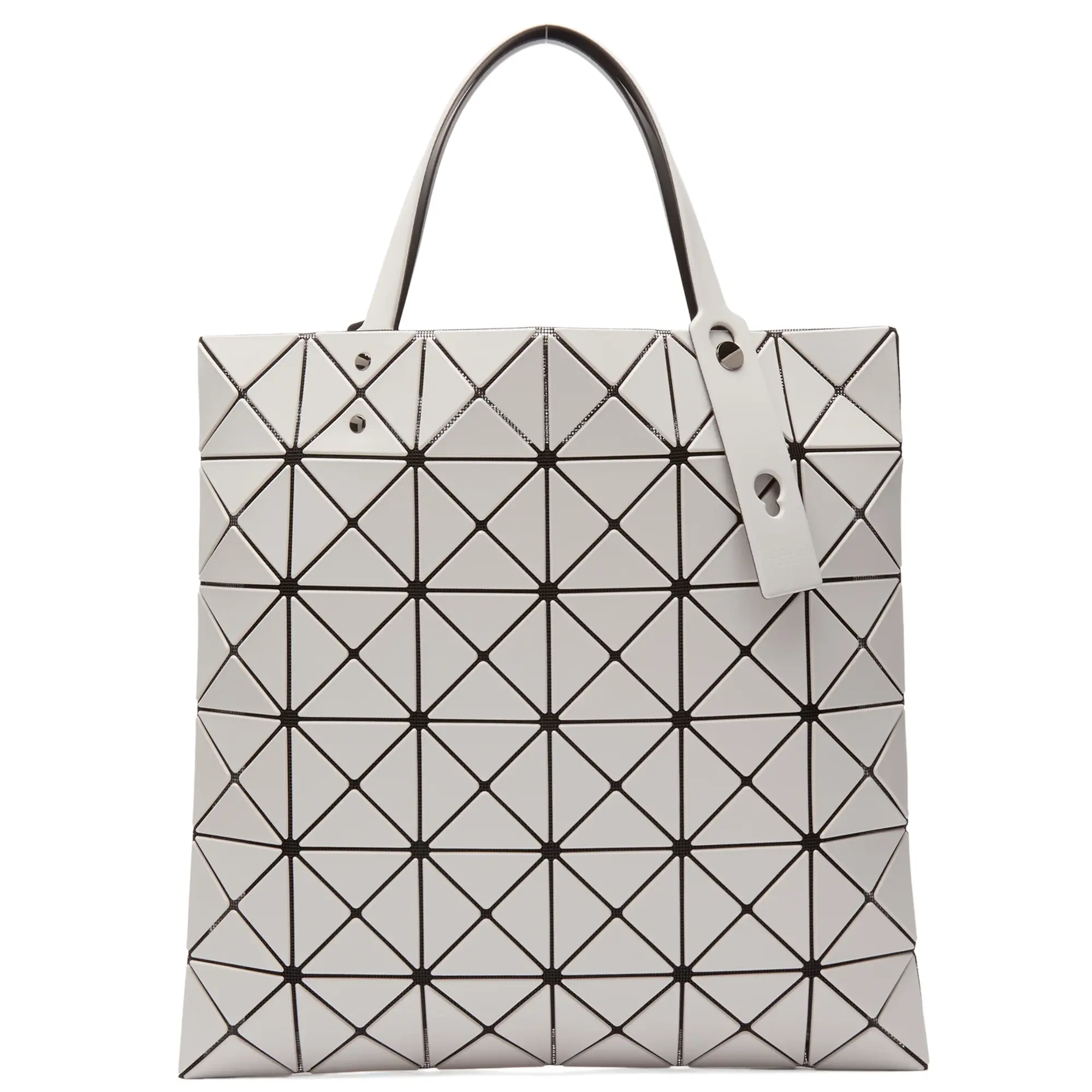 BAO BAO ISSEY MIYAKE Women's Lucent Matte Tote Bag Light Grey