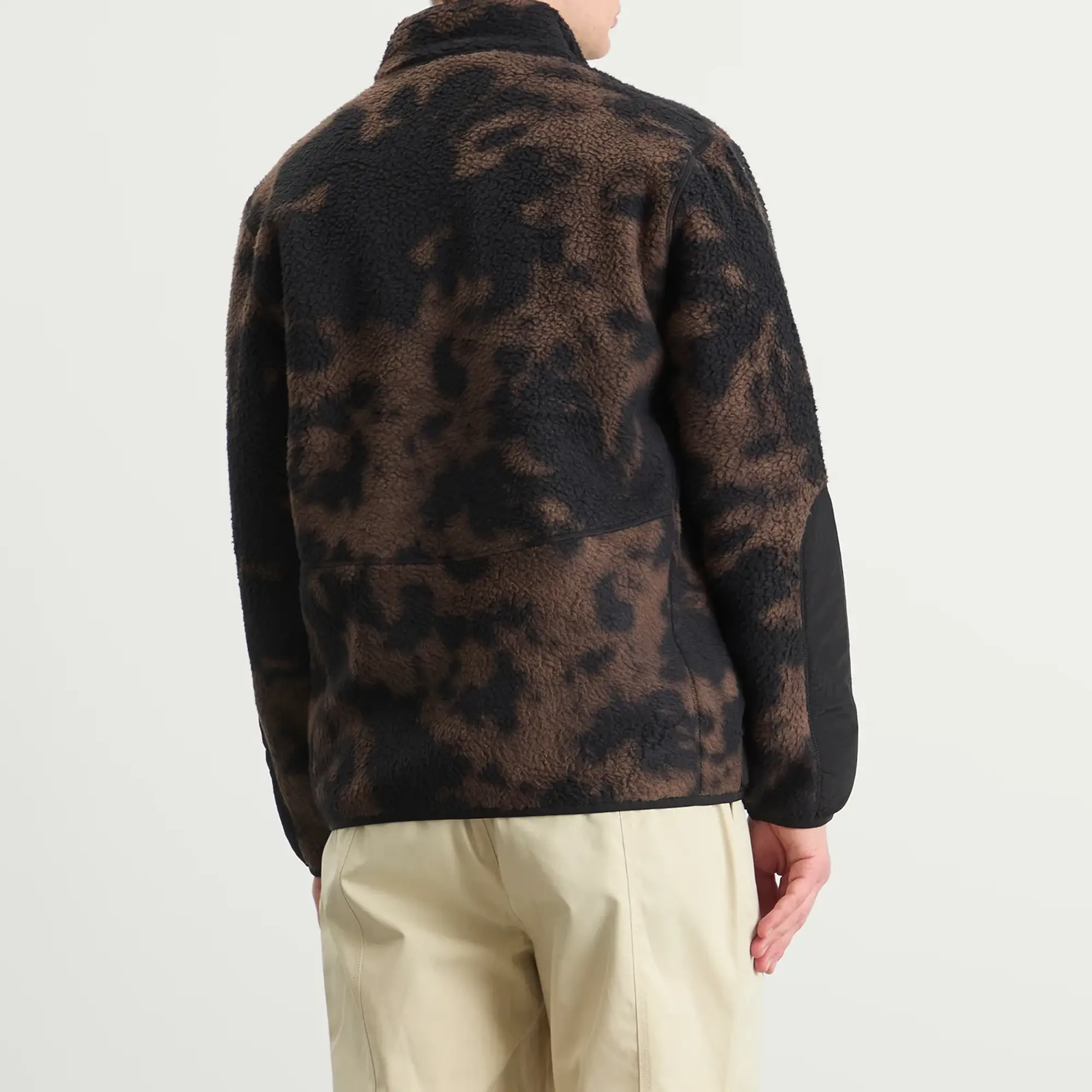 Purple Mountain Observatory Men's Borg Sherpa Fleece Jacket Tie Dye
