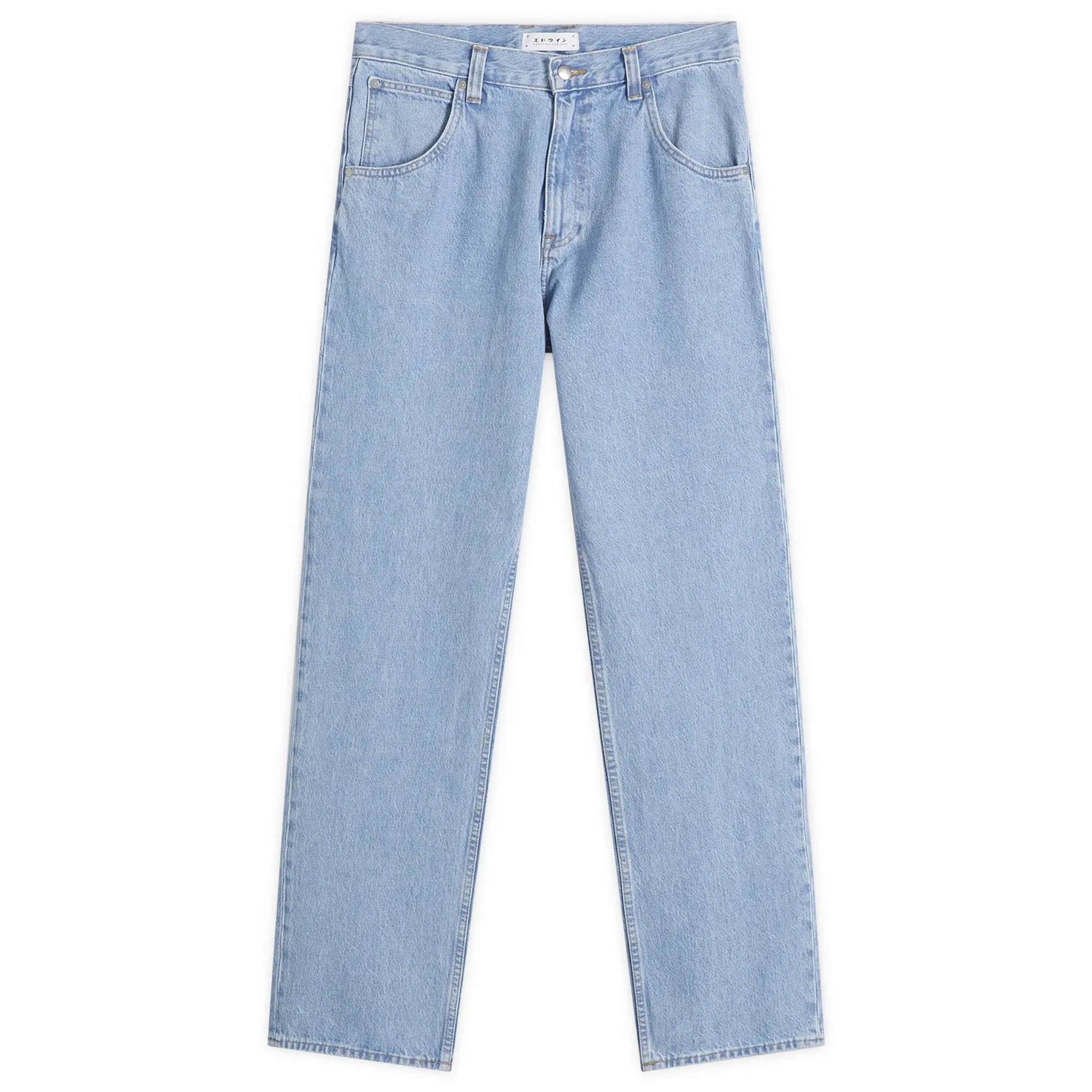 Edwin Men's Tyrell Denim Pants Blue Heavy Bleach Wash