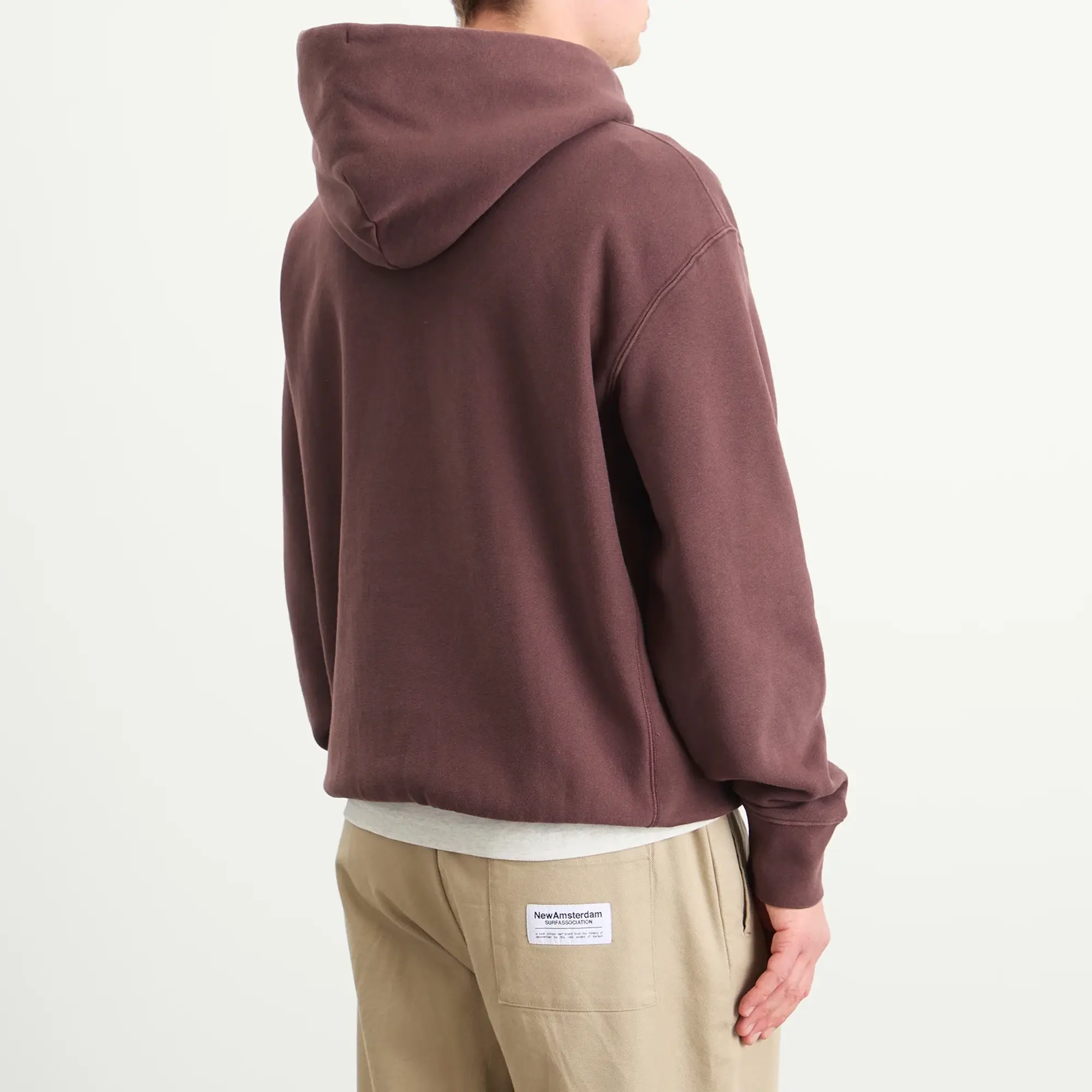 Champion Men's Reverse Weave Relaxed Hoodie Brown