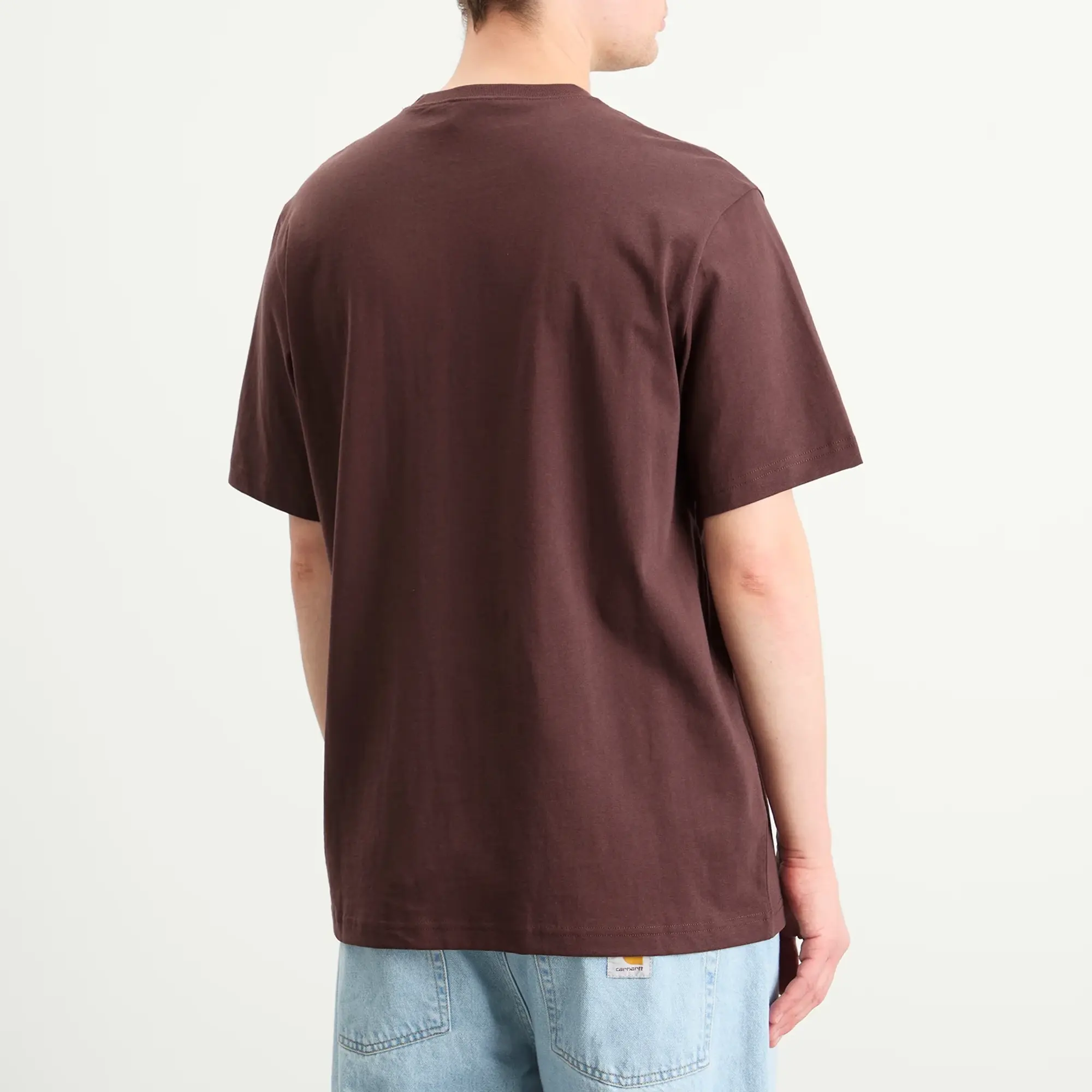 Champion Men's Reverse Weave Loose Fit T-Shirt Brown
