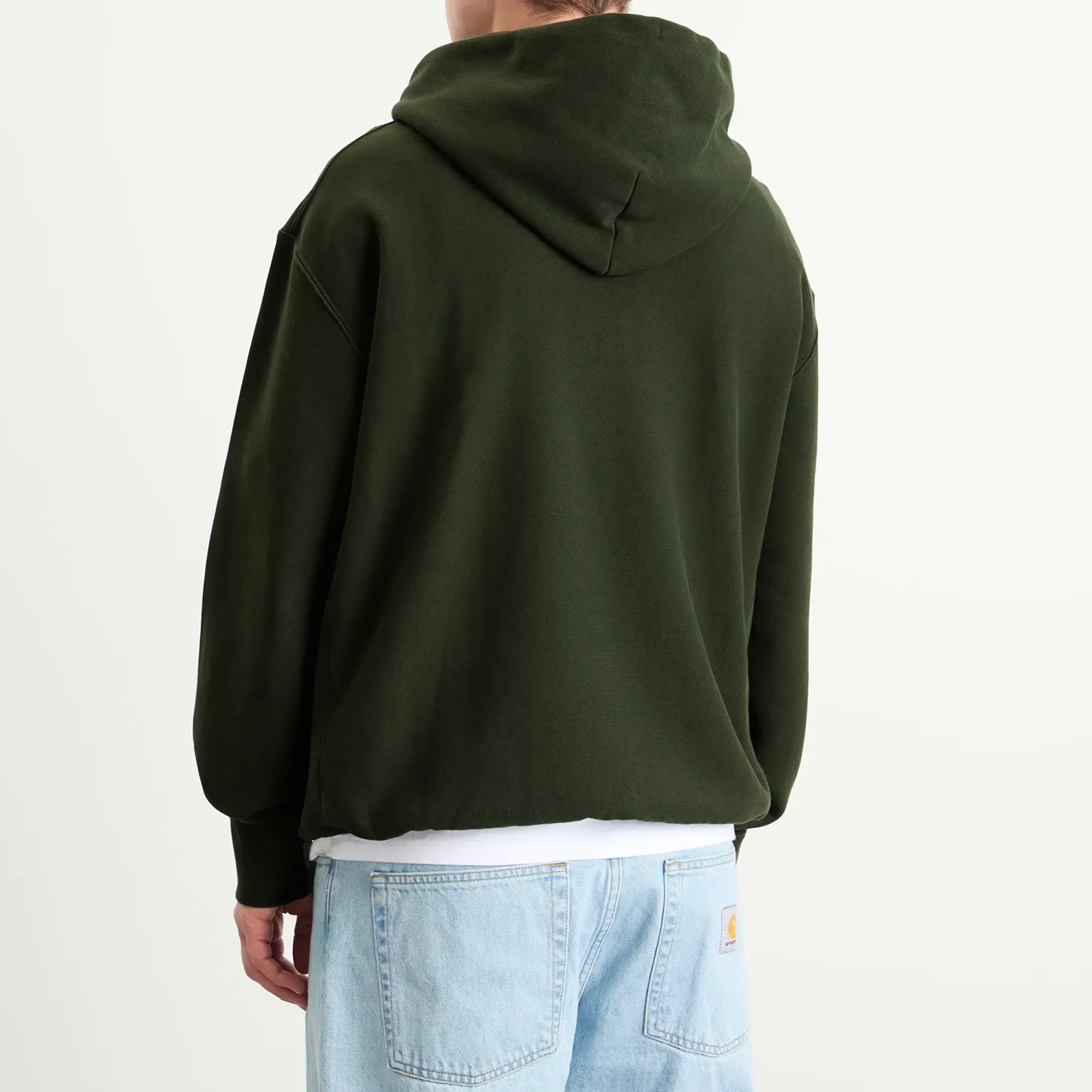 Champion Men's Reverse Weave Relaxed Hoodie Forest Green